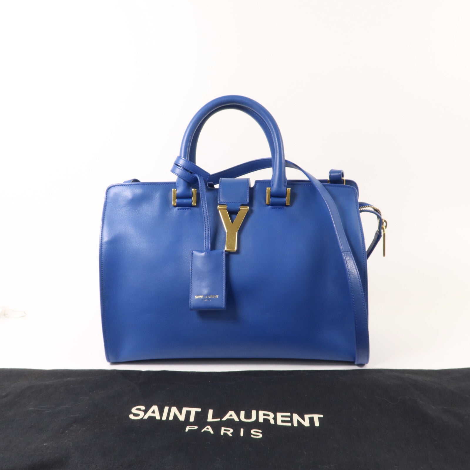 SAINT LAURENT 牛皮皮革2 Way Shoulder Bag手挽肩背兩用袋