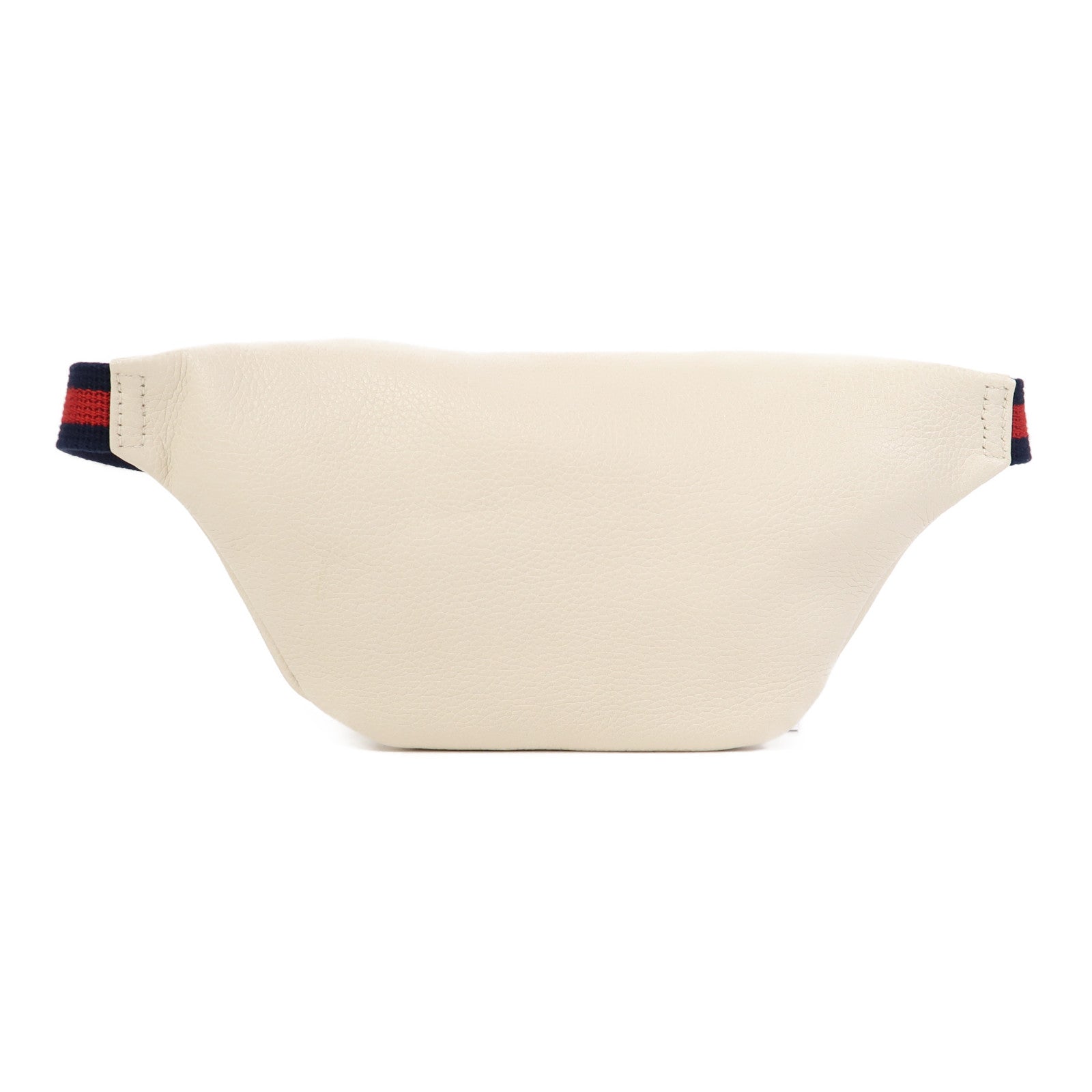 GUCCI 牛皮皮革Waist Bag金扣腰包白色