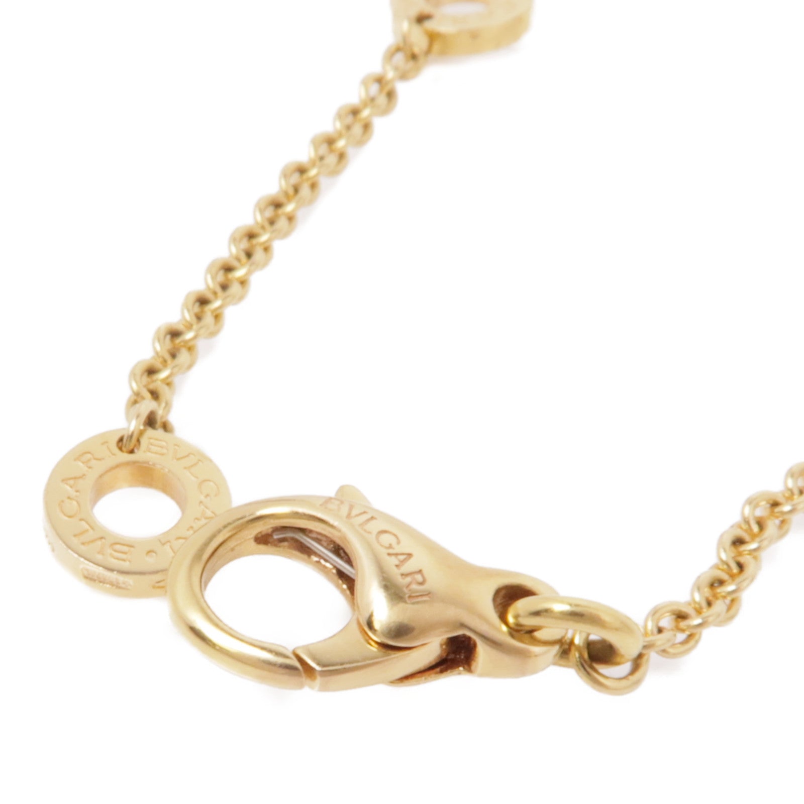 BVLGARI 【激減優惠】18K黃金/陶瓷B-Zero1 Necklace項鍊