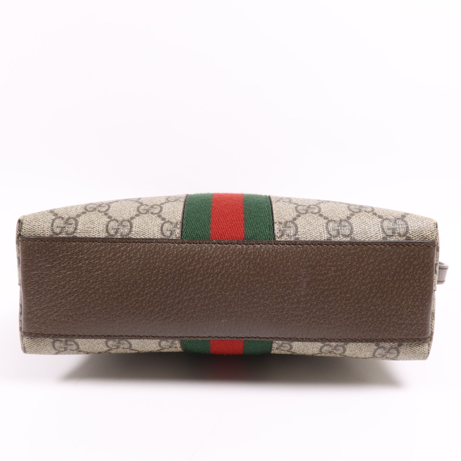 GUCCI 塗層帆布Ophidia GG金扣肩背袋