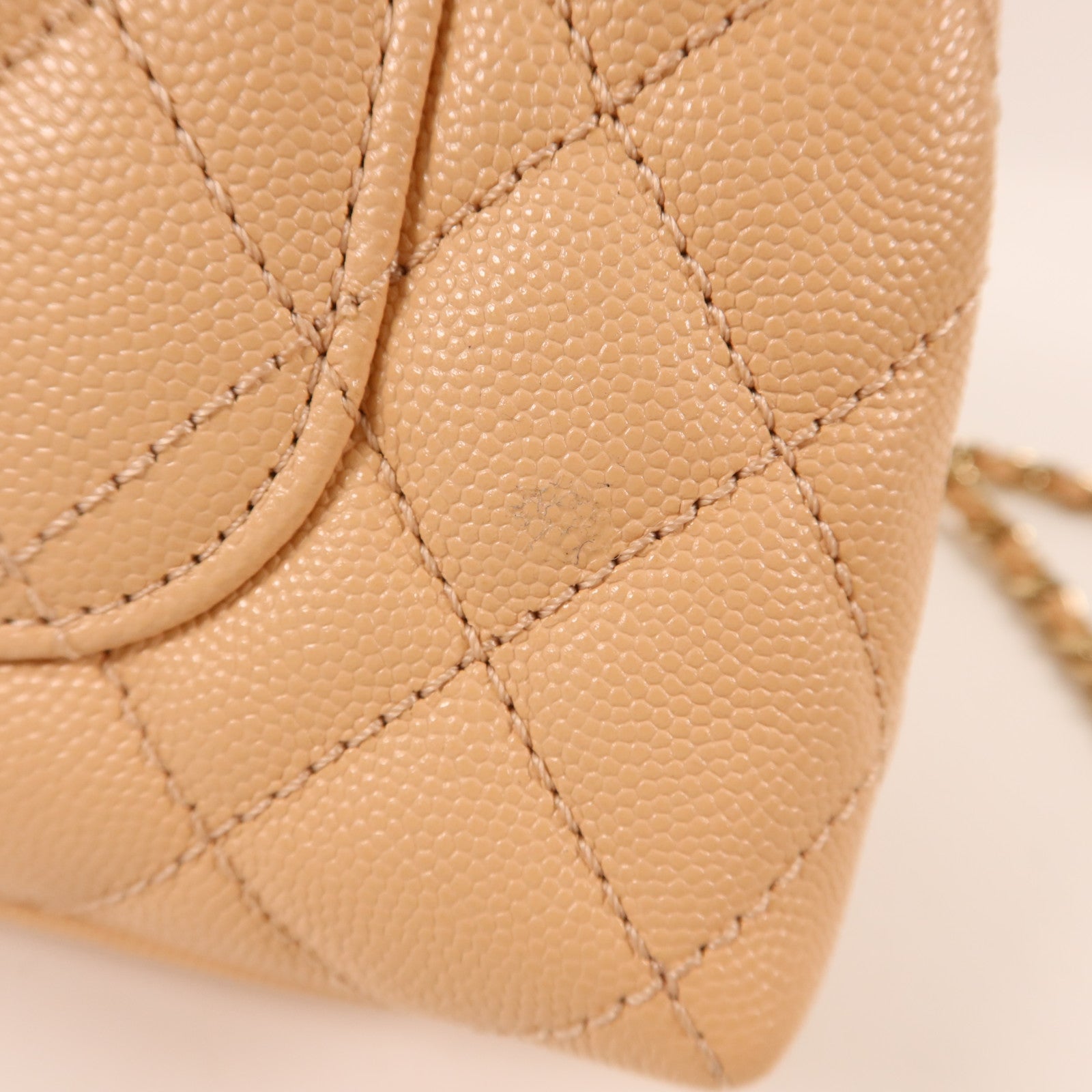 CHANEL 牛皮皮革Coco Handle Mini金扣手挽肩背兩用袋