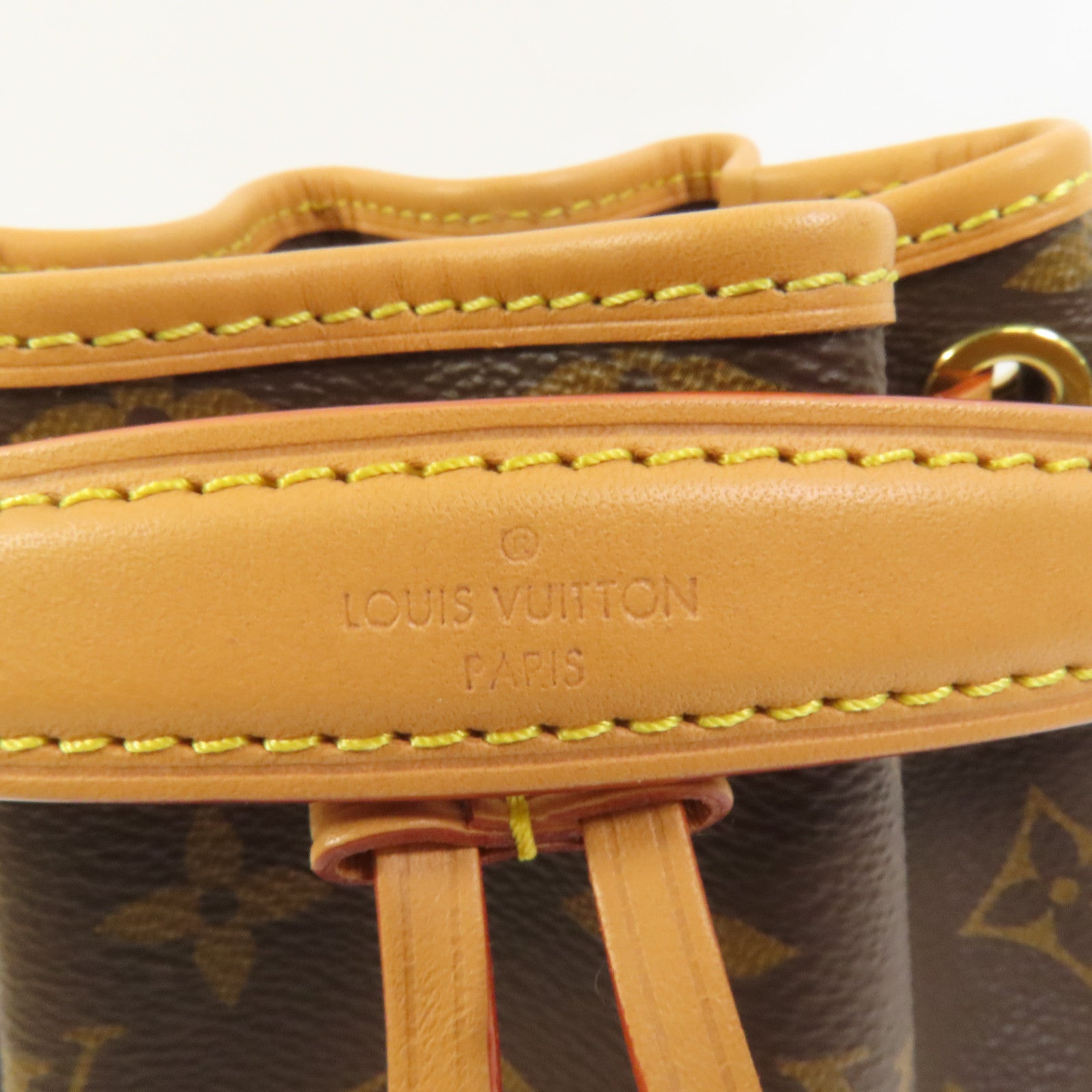 LOUIS VUITTON Monogram Nano Noe金扣手挽肩背兩用袋