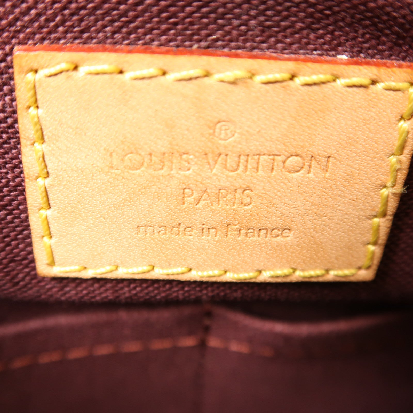 LOUIS VUITTON Monogram Turenne MM金扣手挽肩背兩用袋棕色