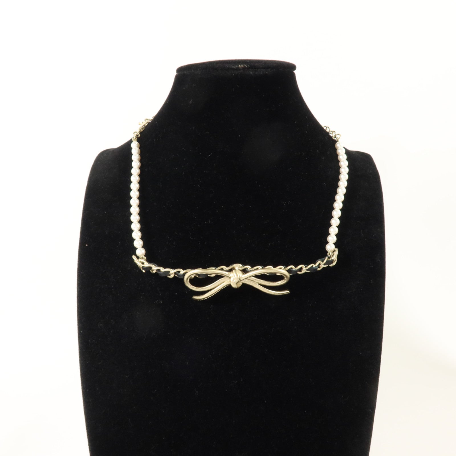 CHANEL PVC/金屬/皮革Choker Necklace項鏈