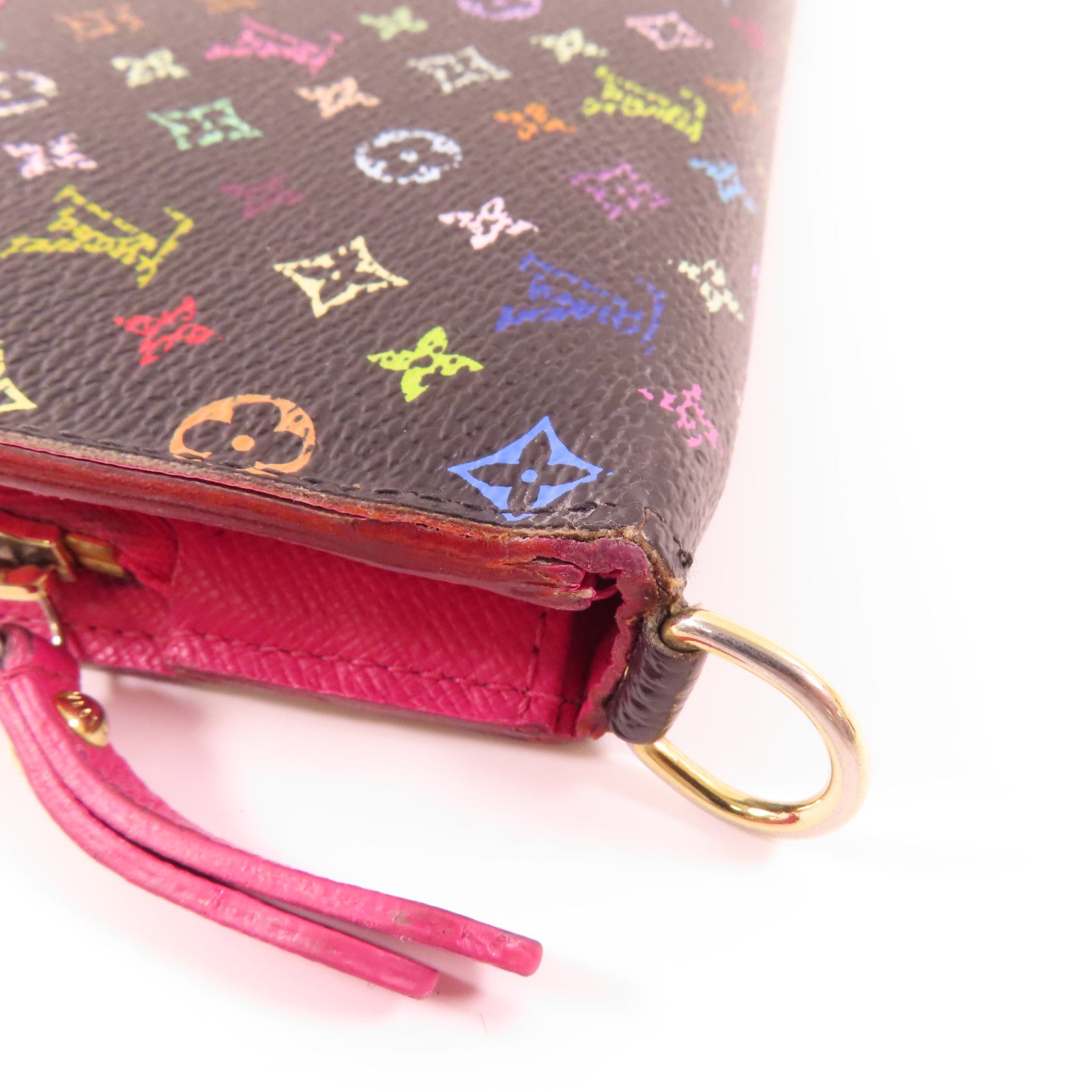 LOUIS VUITTON 【激減優惠】Monogram Multicolore Long Bifold Wallet金扣長錢包