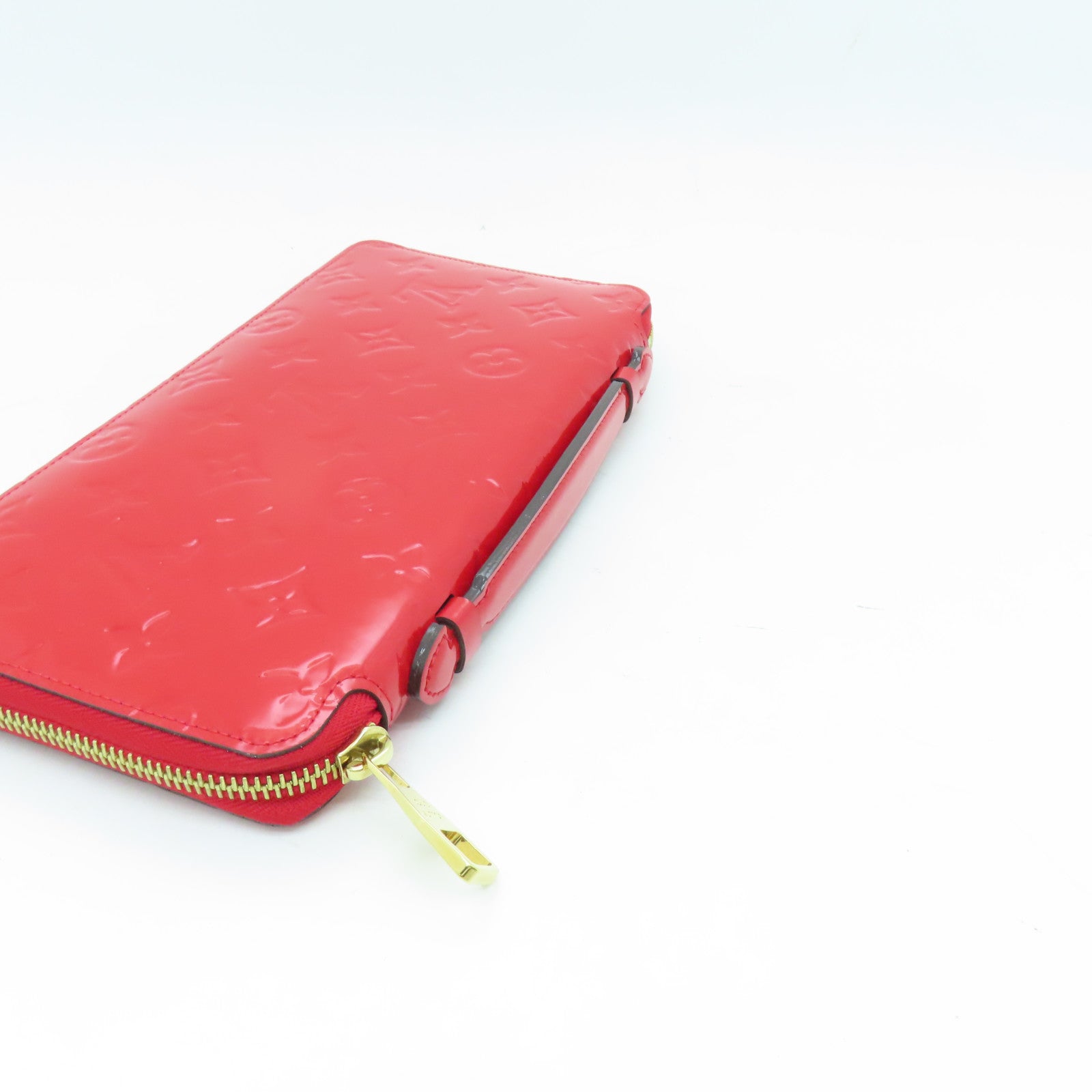 LOUIS VUITTON 【激減優惠】Vernis Daily Organizer Wallet金扣長錢包紅色