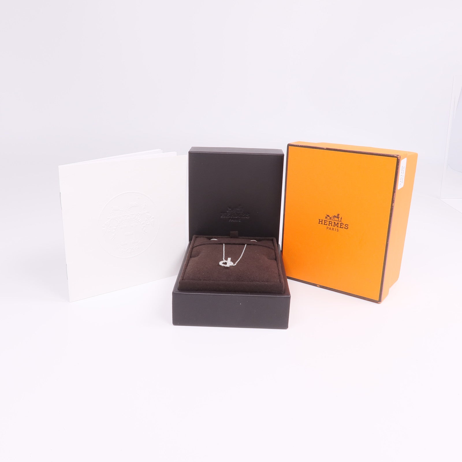 HERMES 【激減優惠】18K白金Finesse Pendant鑽石項鍊