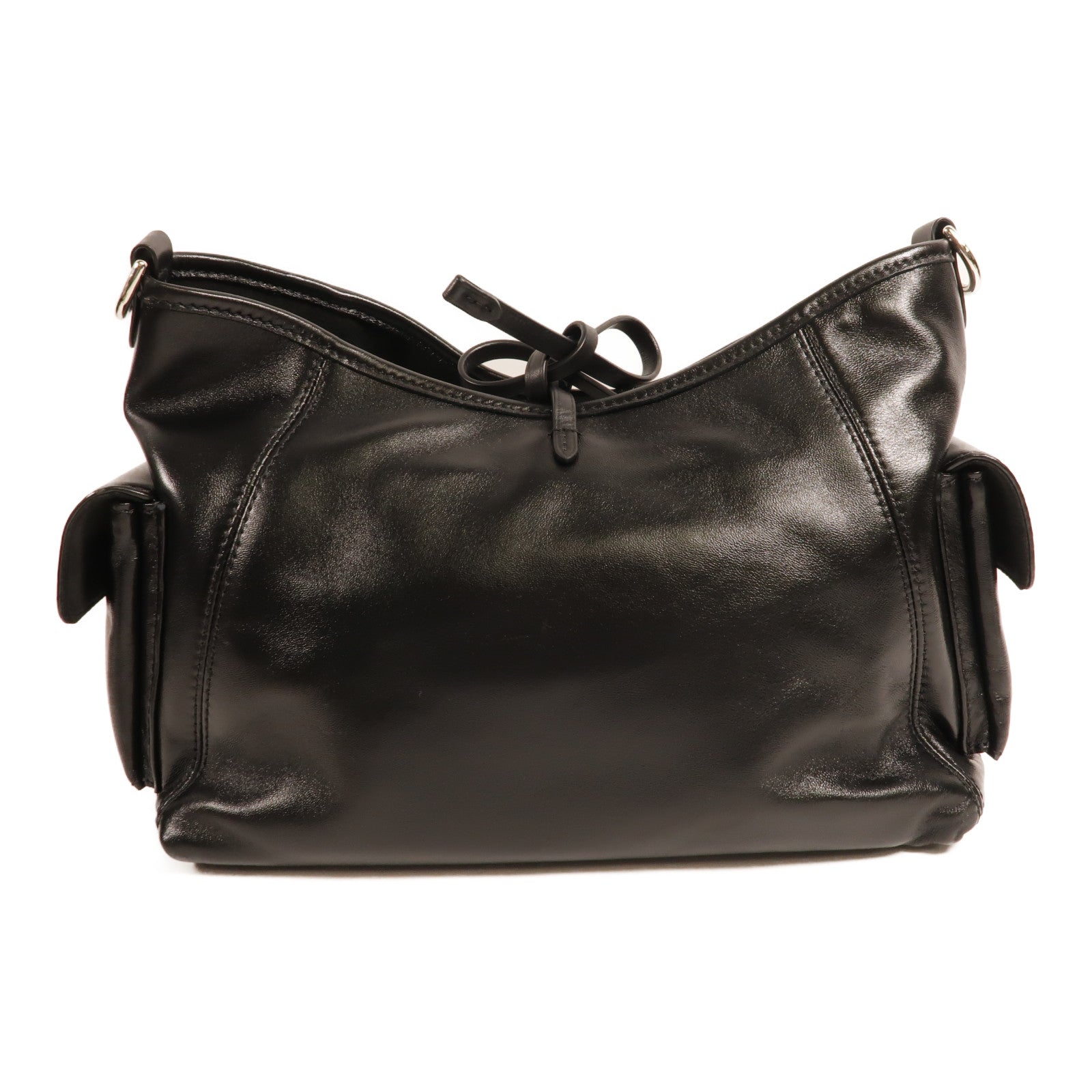 LOUIS VUITTON 羊皮皮革Carry All Vibe PM銀扣手挽肩背兩用袋