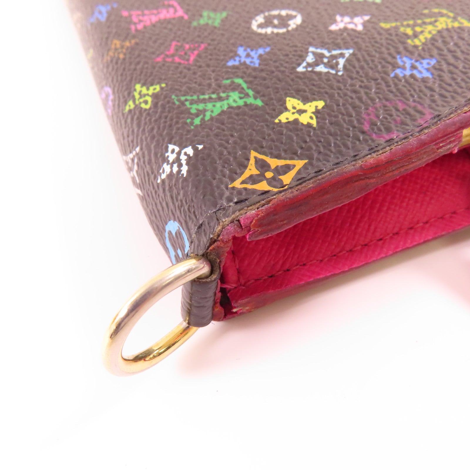 LOUIS VUITTON 【激減優惠】Monogram Multicolore Long Bifold Wallet金扣長錢包