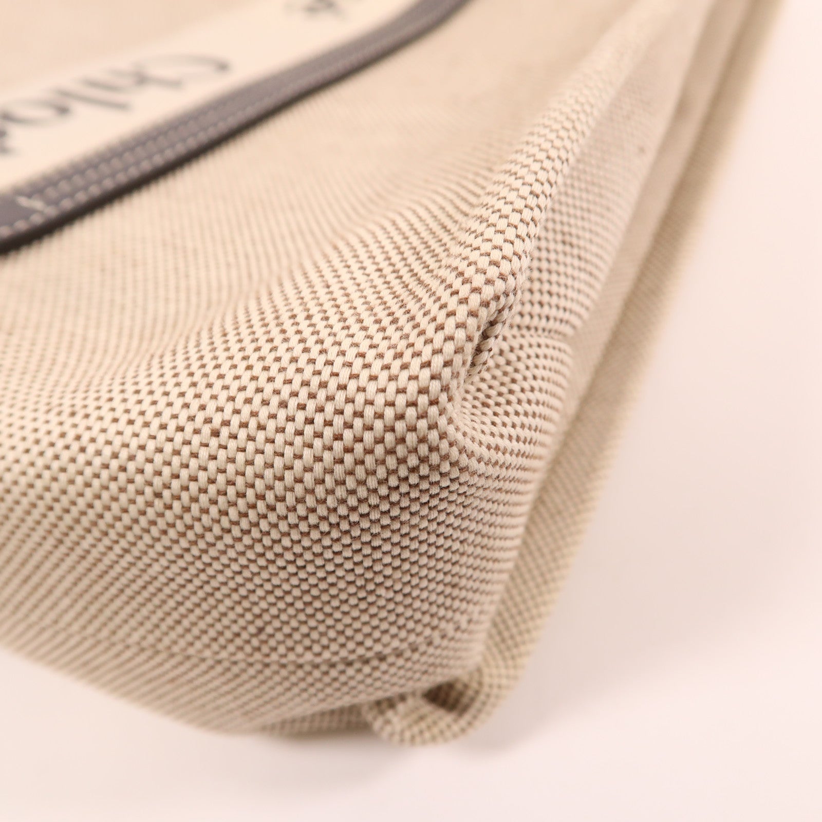 Chloe 【激減優惠】帆布Woody Tote Bag肩背袋