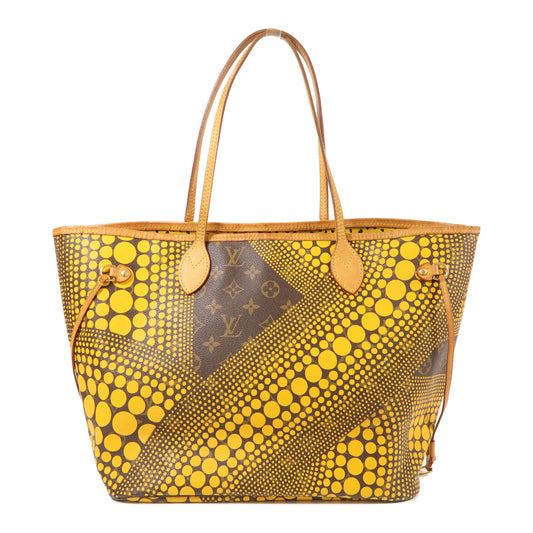 LOUIS VUITTON 【激減優惠】Monogram YK Neverfull MM金扣手挽袋