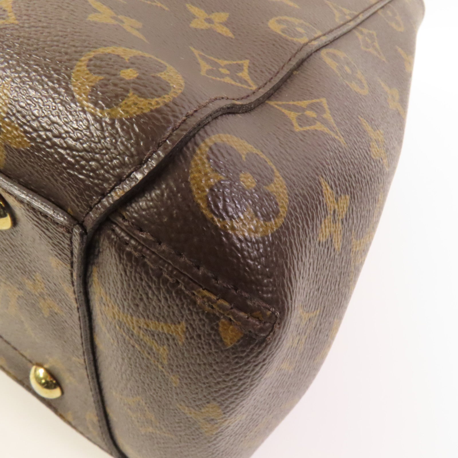 LOUIS VUITTON Monogram Montaigne MM金扣手挽肩背兩用袋
