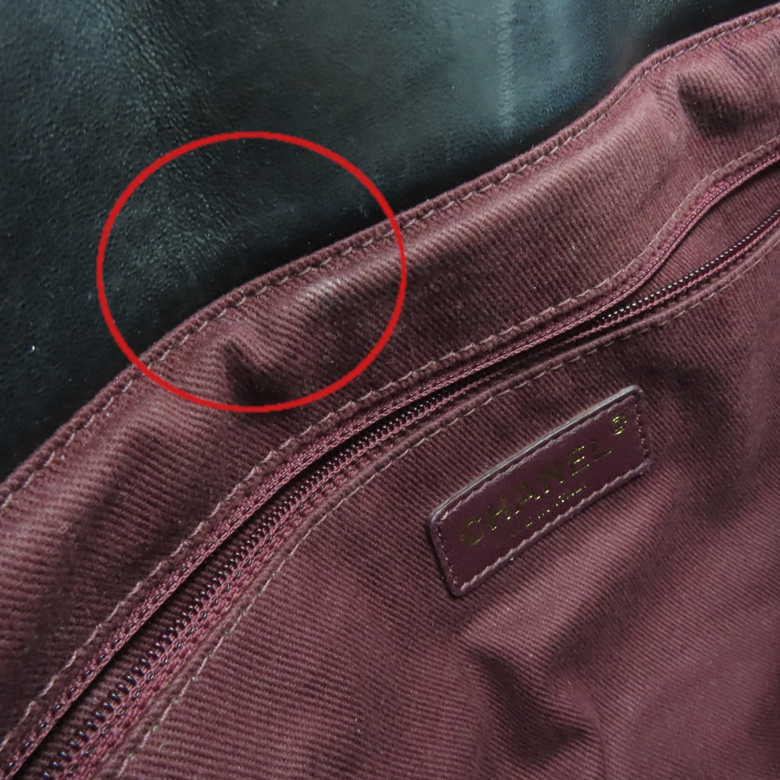 CHANEL 【激減優惠】菱格牛皮皮革/魔鬼魚皮革Chain 2Way Shoulder Bag金扣鏈帶手挽肩背兩用袋黑色