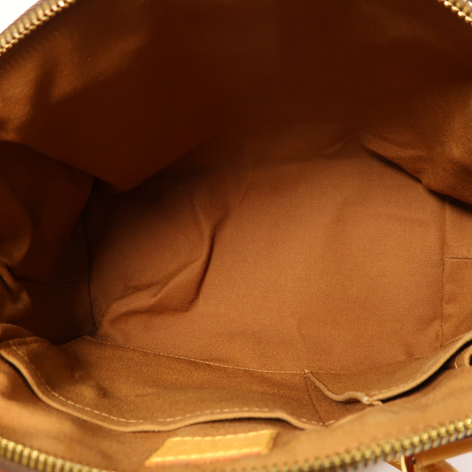 LOUIS VUITTON Monogram Tivoli PM金扣手挽袋棕色