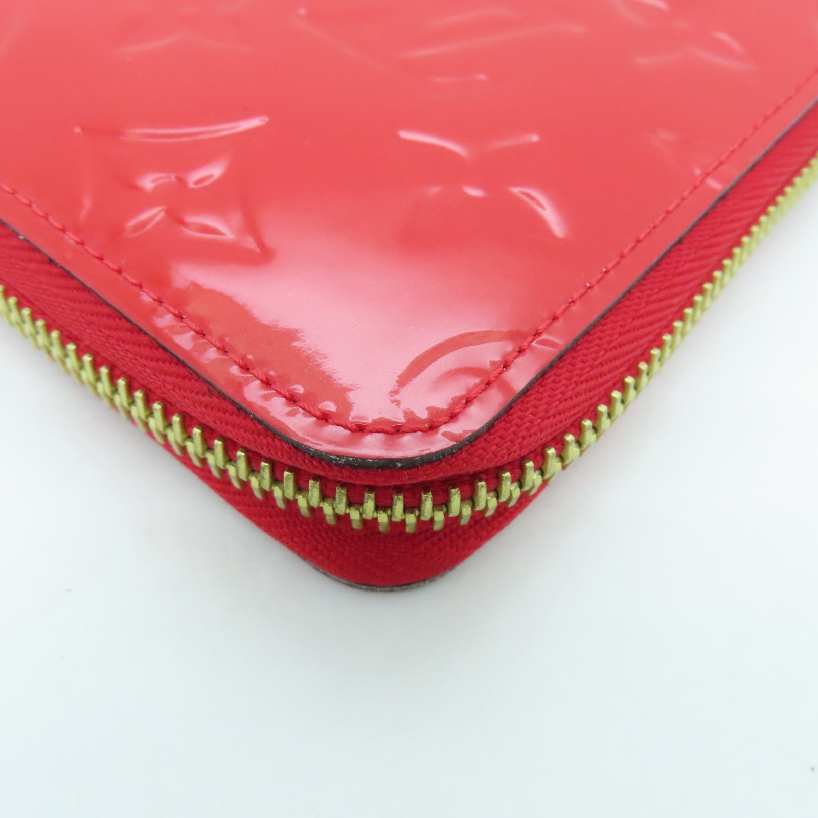 LOUIS VUITTON 【激減優惠】Vernis Daily Organizer Wallet金扣長錢包紅色