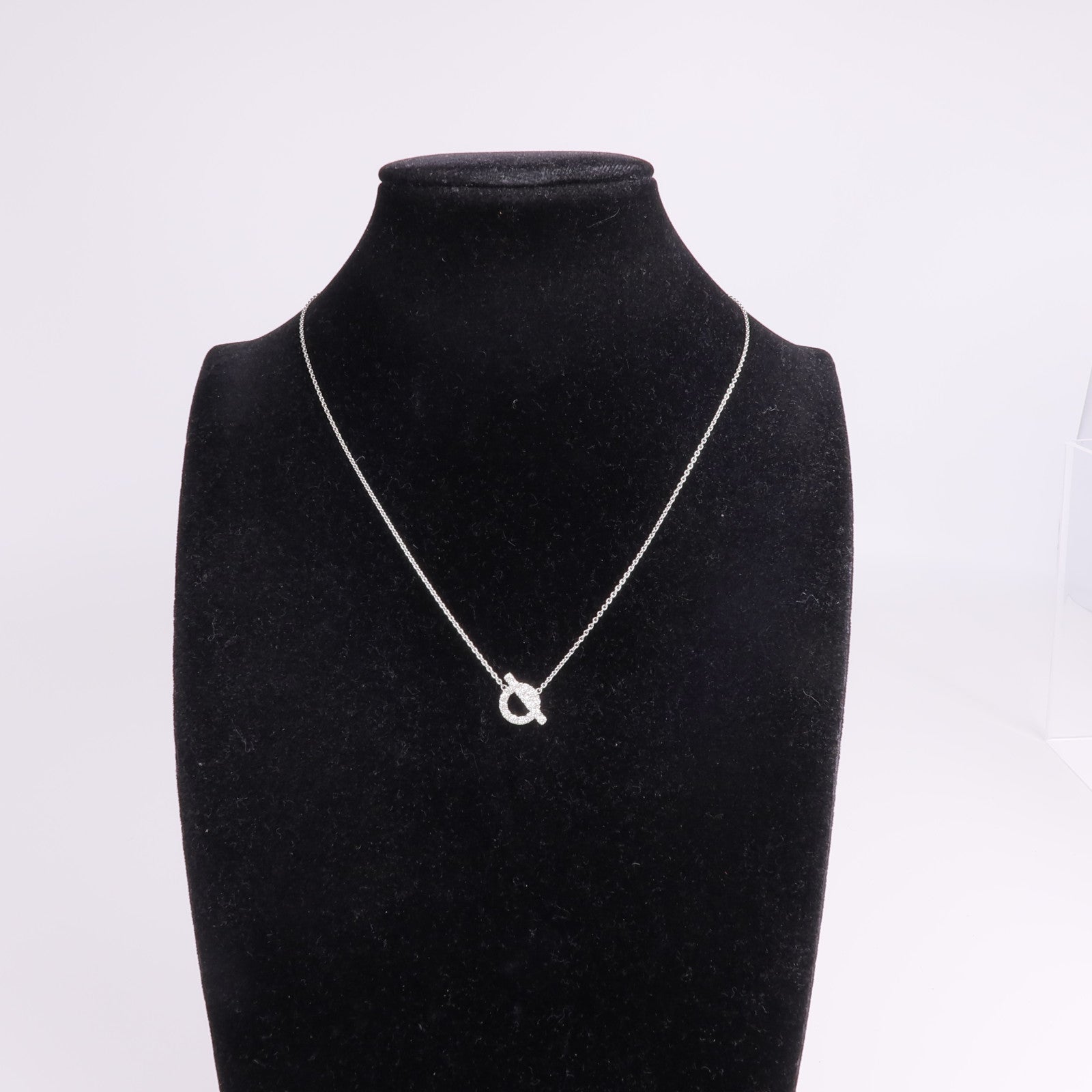 HERMES 【激減優惠】18K白金Finesse Pendant鑽石項鍊