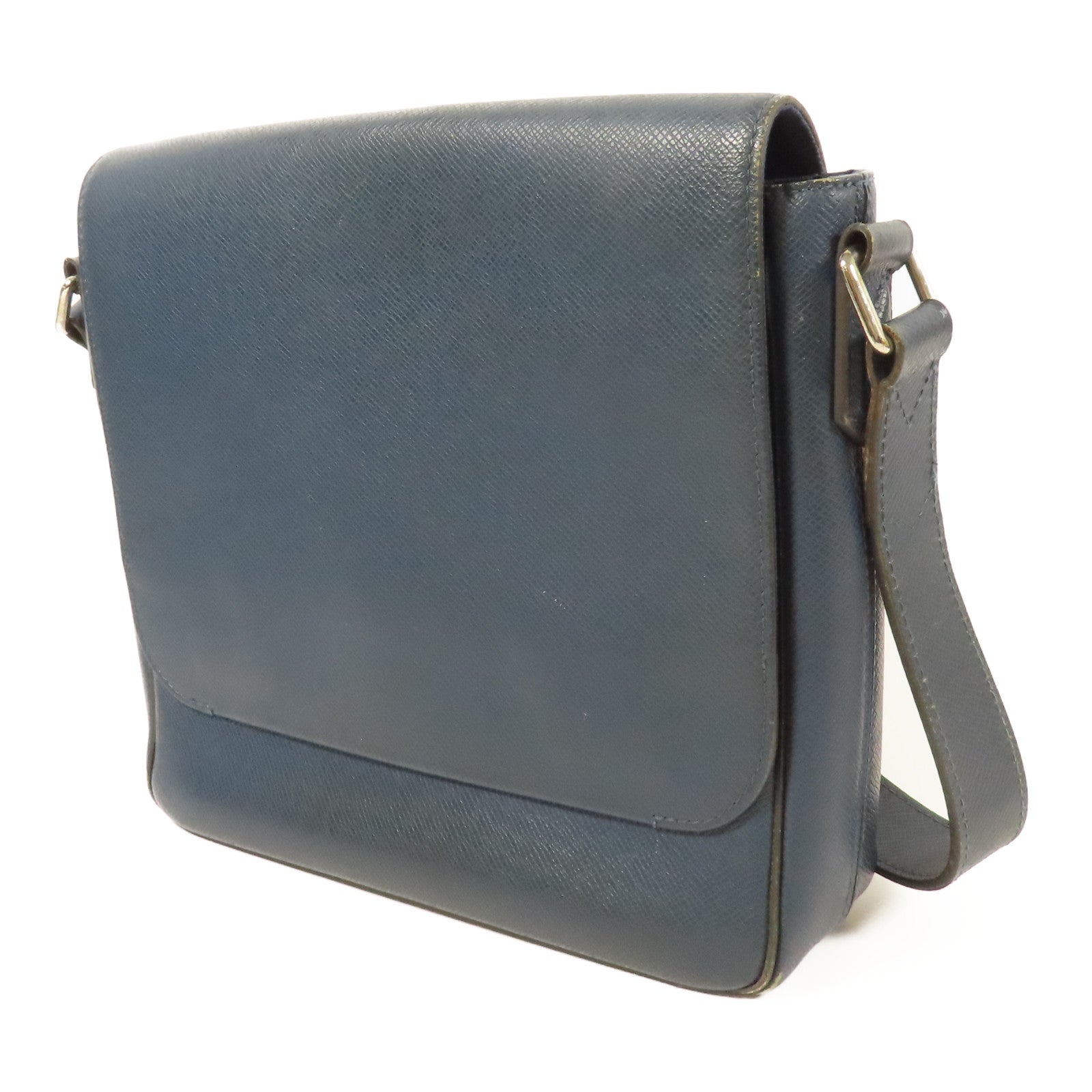 LOUIS VUITTON LV SHW Roman Shoulder Bag M32824 Taiga Blue