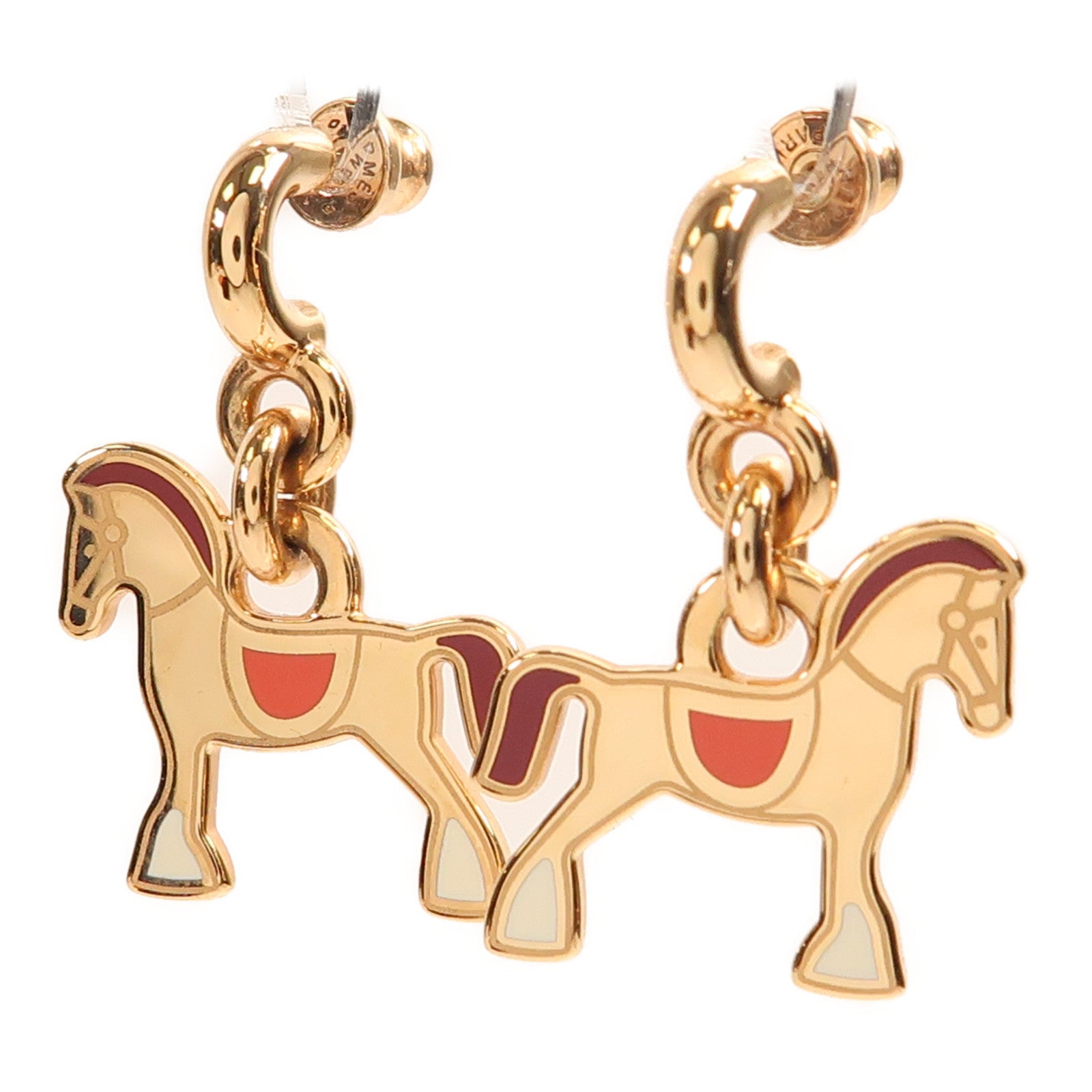 HERMES 金屬Cheval Earrings耳環