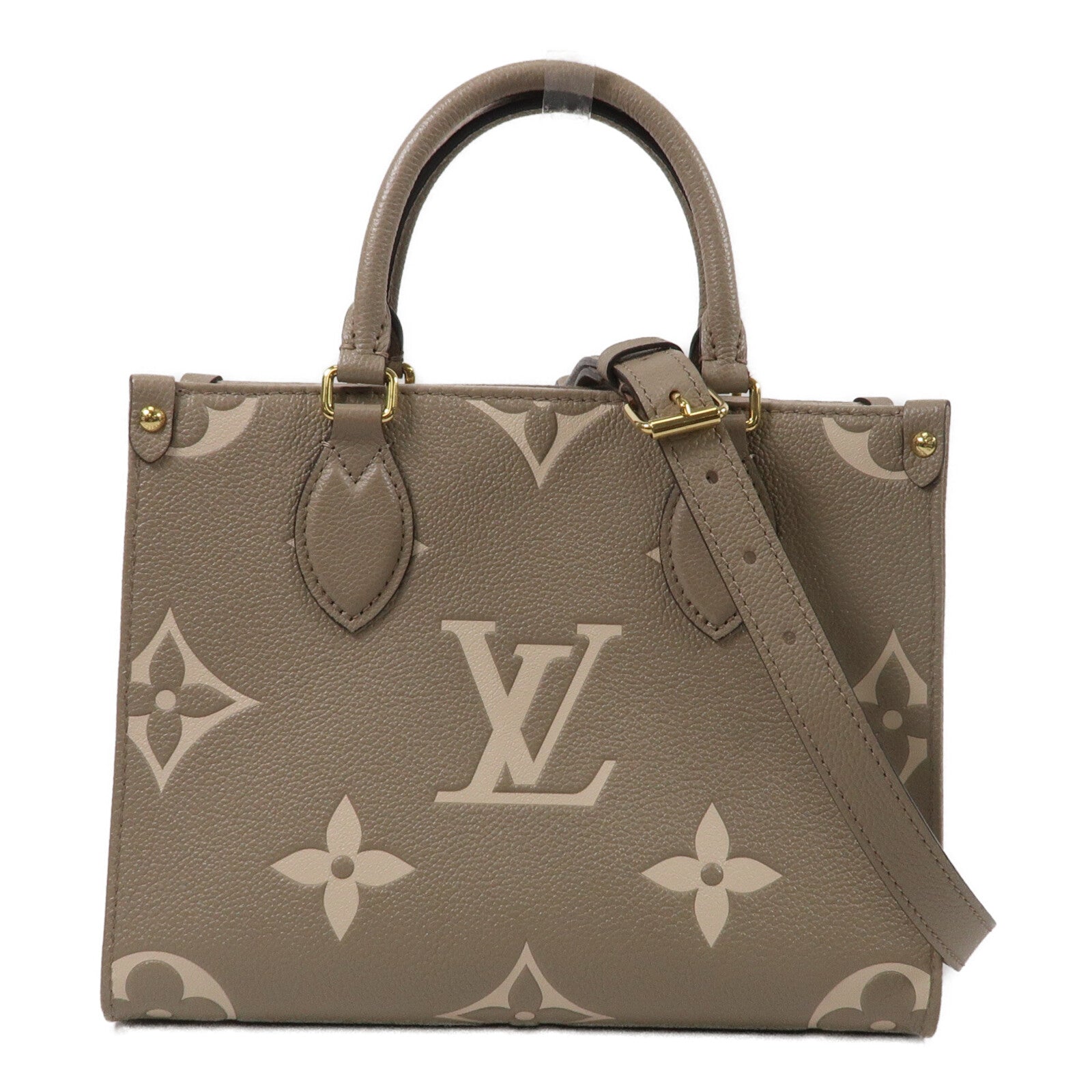 LOUIS VUITTON Monogram Empreinte OnTheGo PM手挽肩背兩用袋