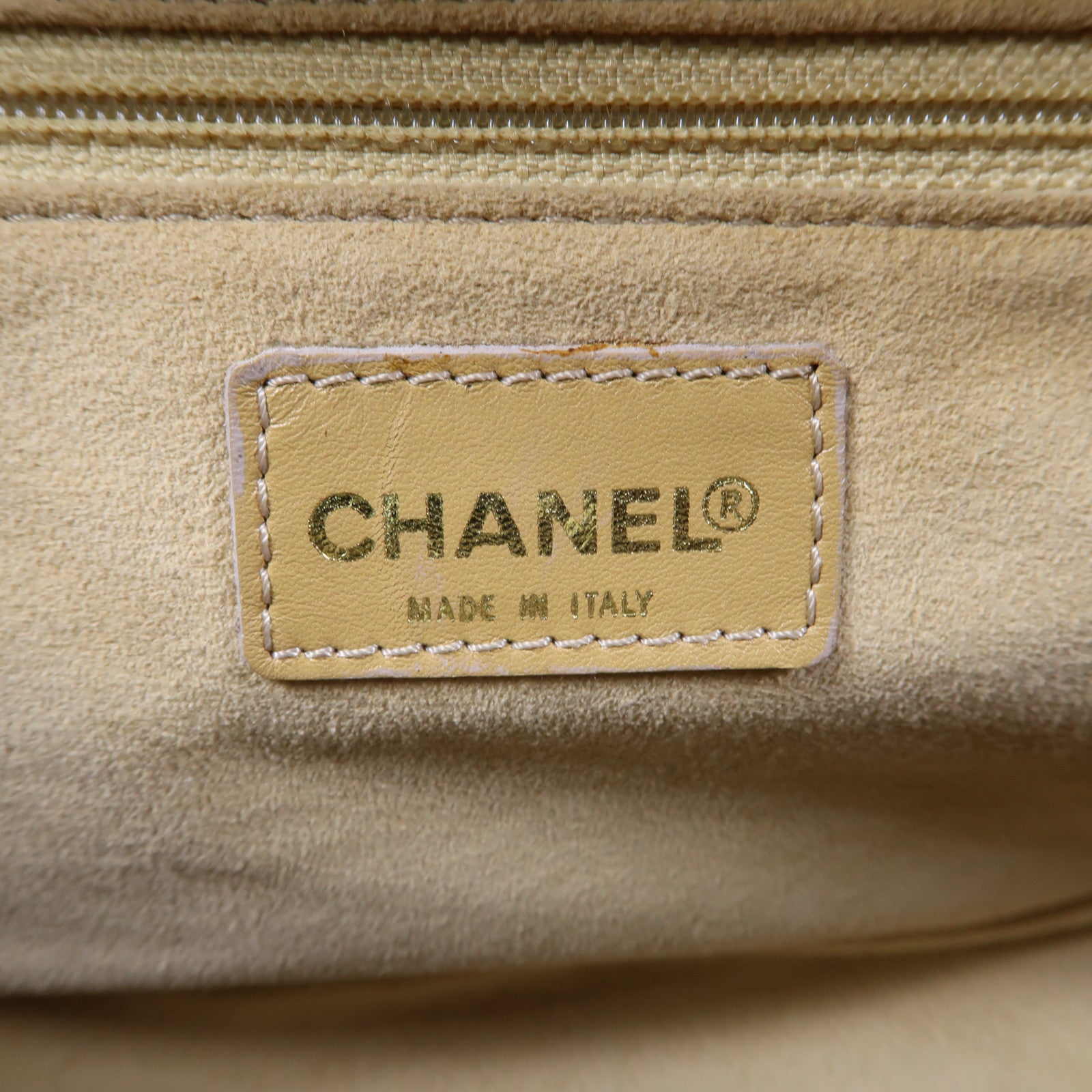 CHANEL 【激減優惠】帆布Vintage Shoulder Bag金扣鏈帶肩背袋啡色