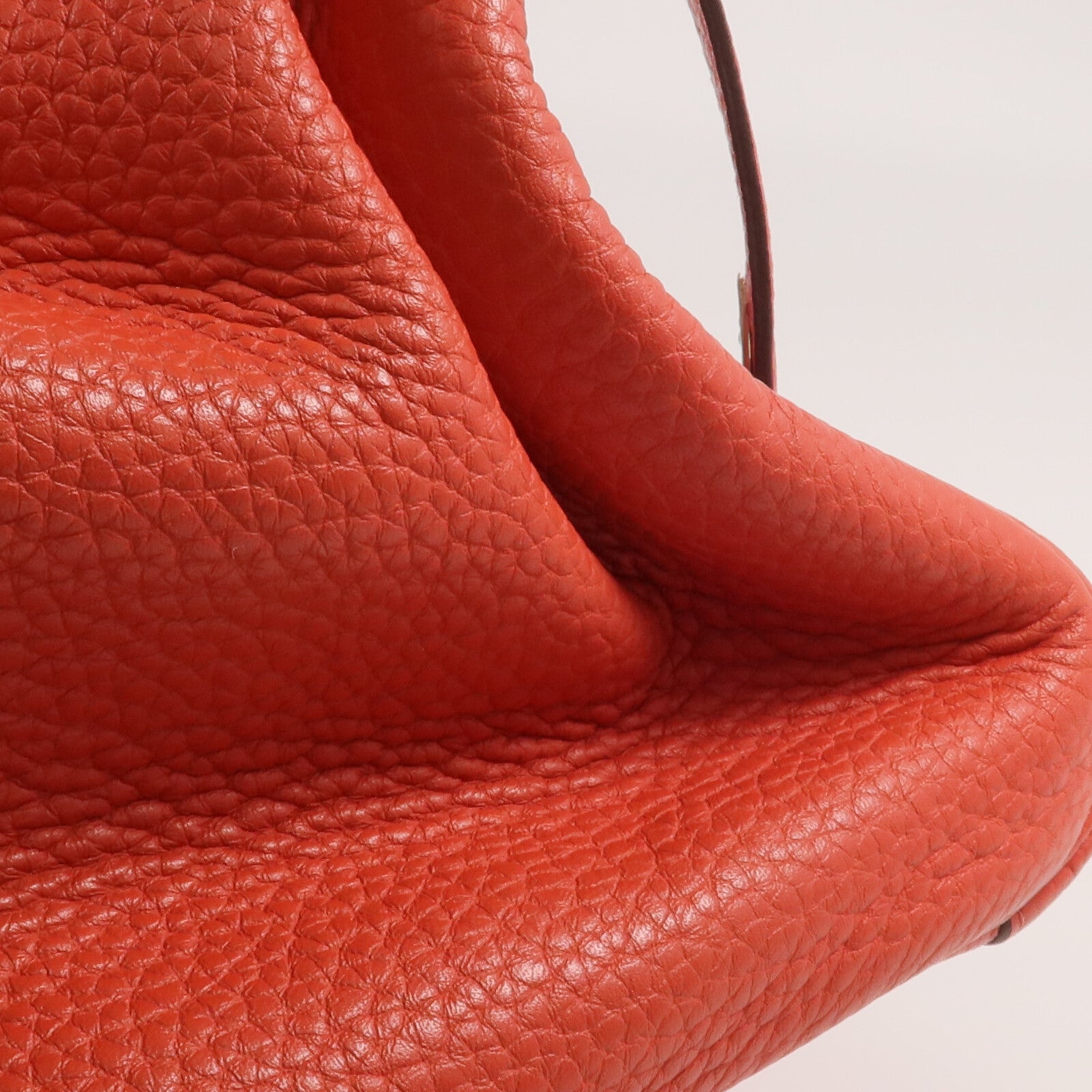 HERMES Clemence皮革Lindy 30銀扣手挽肩背兩用袋Rose Jaipur
