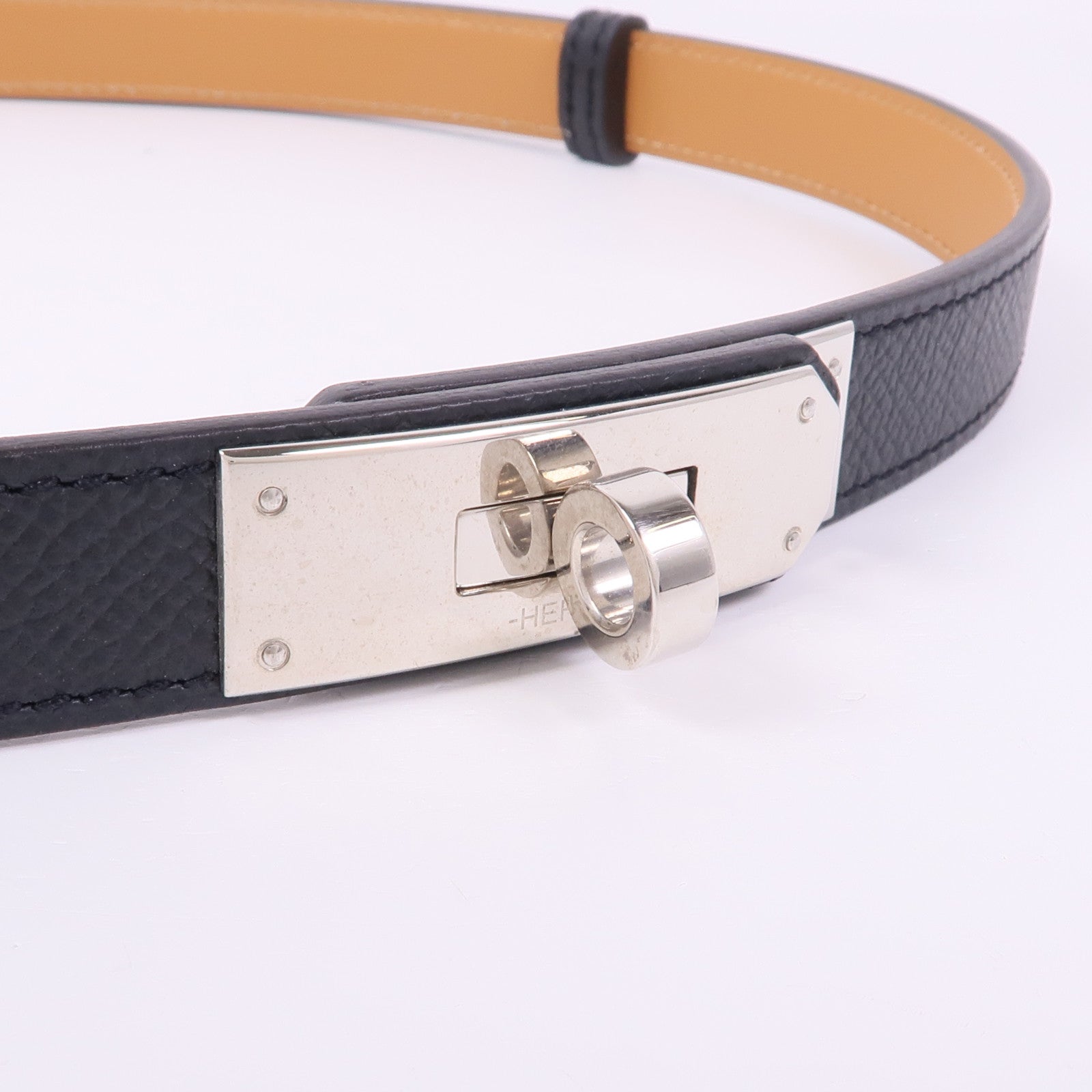 HERMES Epsom皮革Kelly 18 Belt皮帶