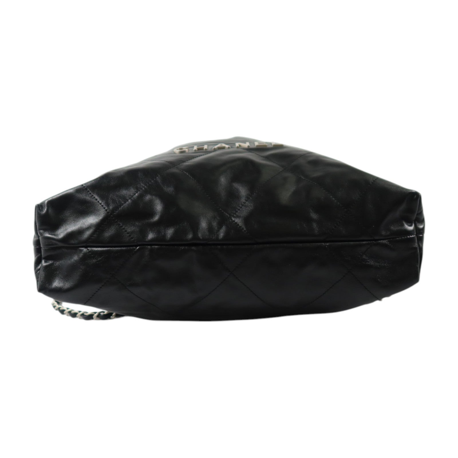 CHANEL 牛皮皮革Chanel 22 Backpack銀扣背包