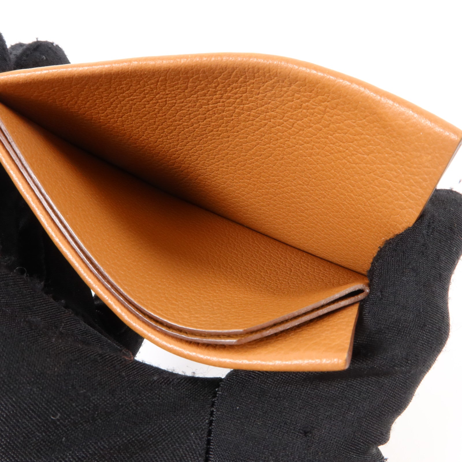 HERMES Evercolor皮革H Sellier Card Holder卡片套Gold