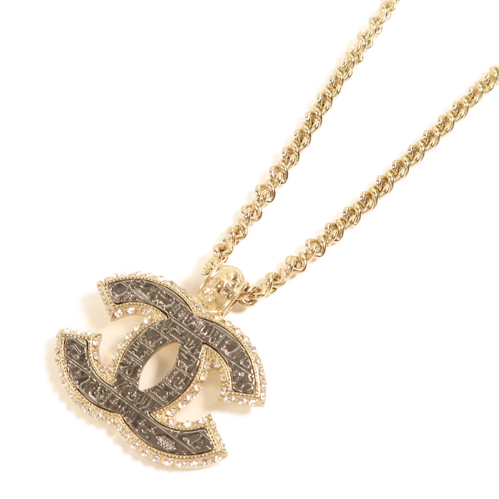 CHANEL 金屬Necklace項鍊金色/銀色