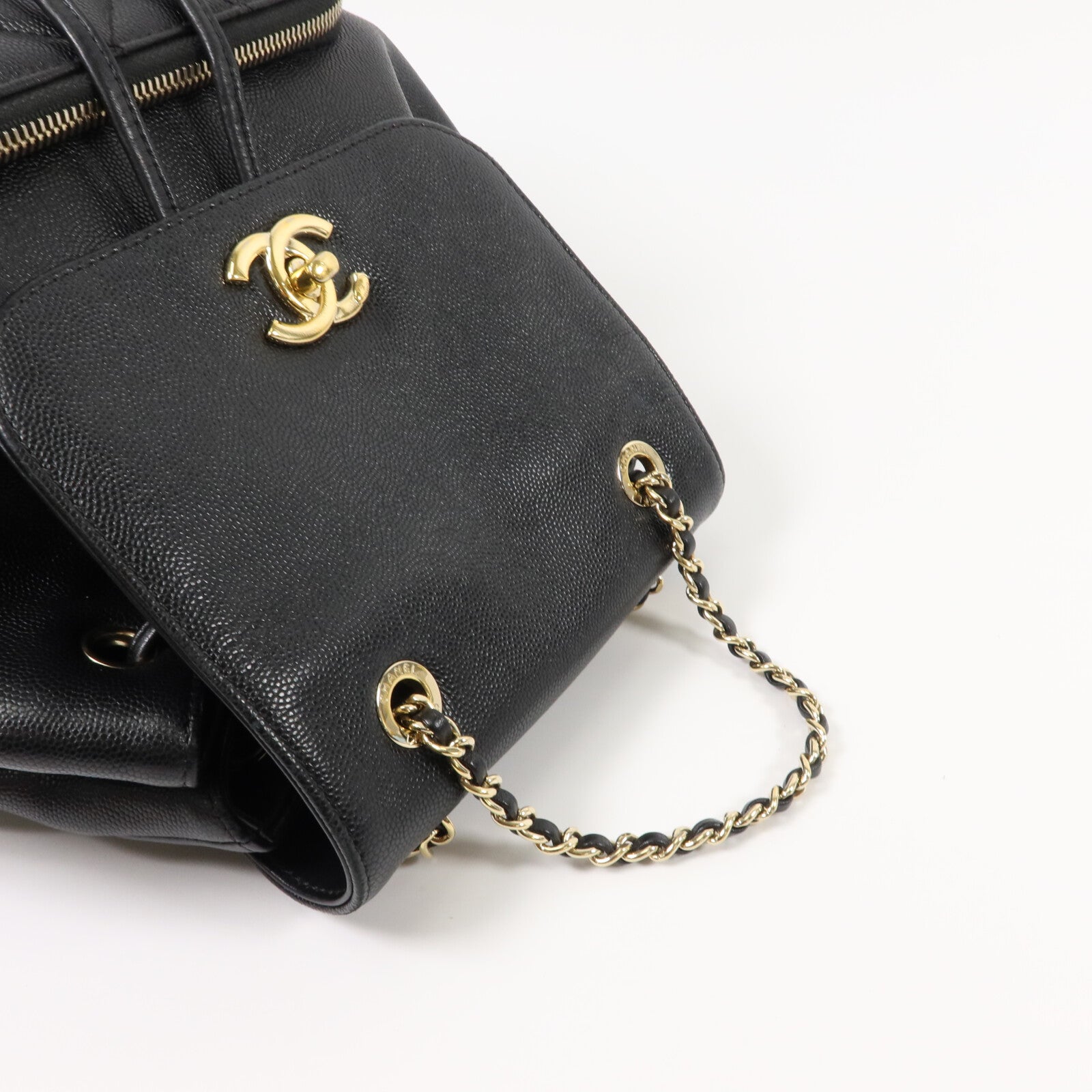 CHANEL 牛皮皮革Business Affinity Backpack背包