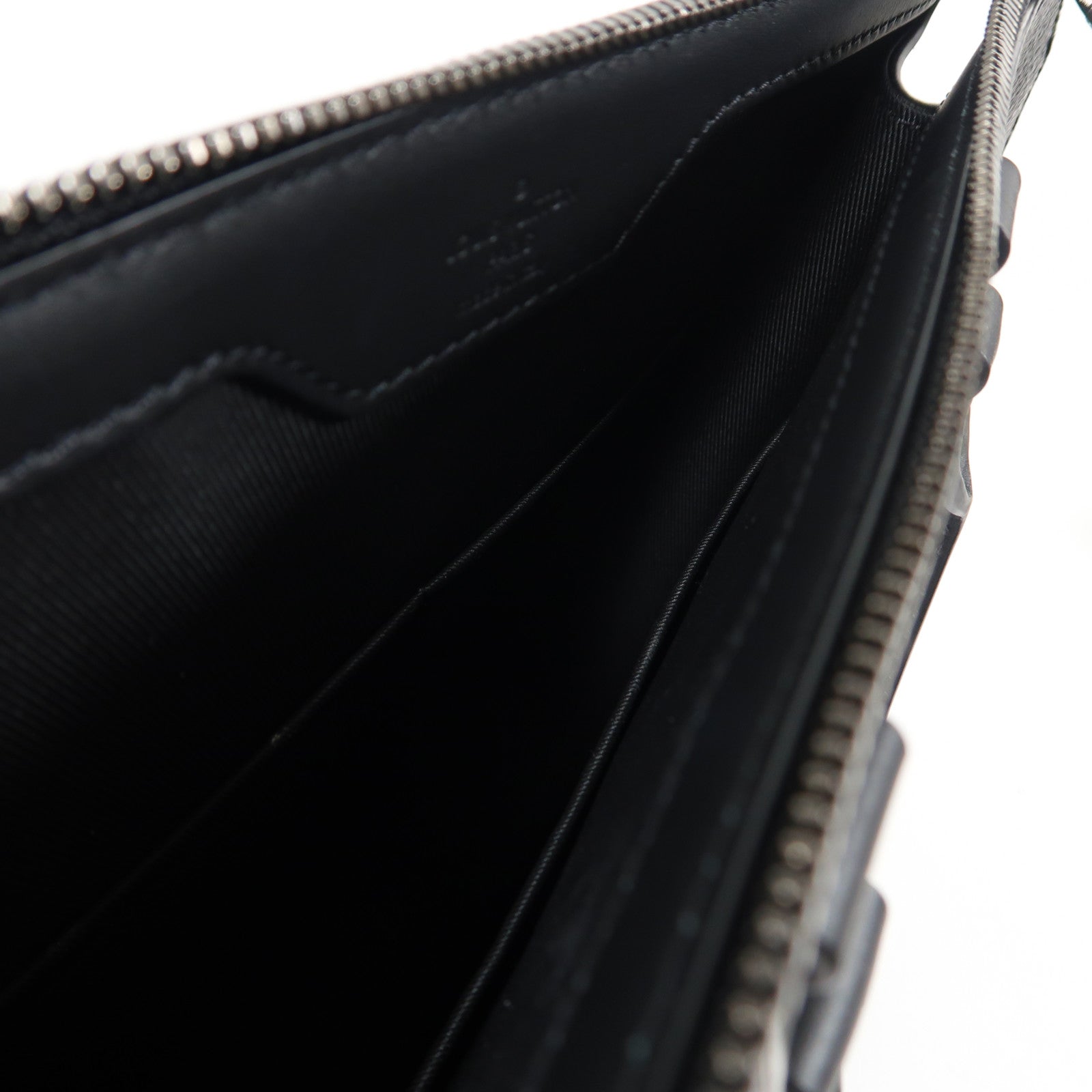 LOUIS VUITTON 【激減優惠】Monogram Eclipse Sac Plat Cross銀扣手挽肩背兩用袋黑色