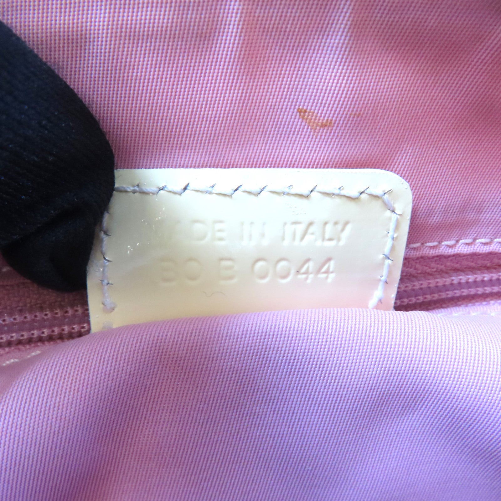 Dior 帆布Dior Oblique Handbag銀扣手挽袋粉紅色