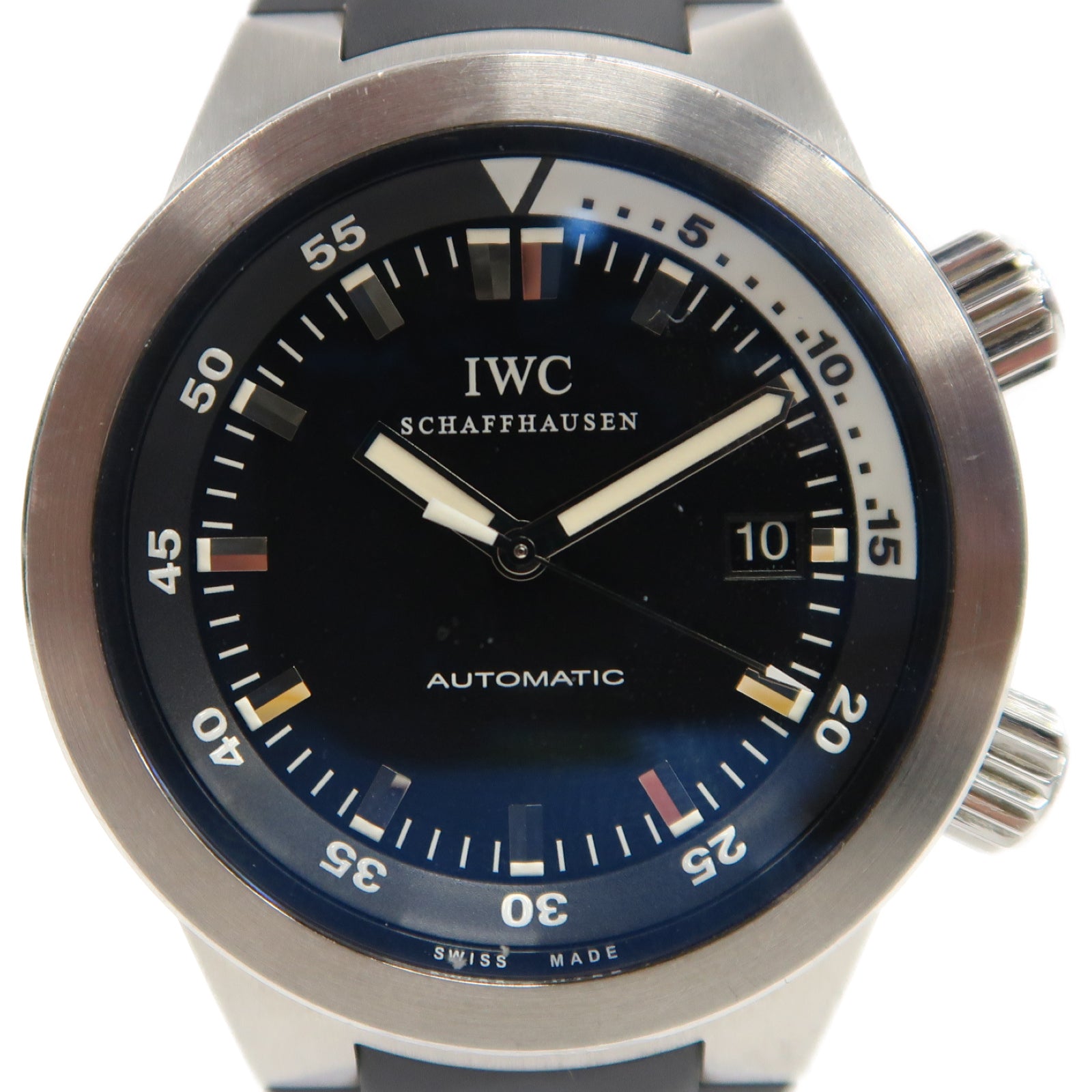IWC Aquatimer Automatic不鏽鋼手錶自動機芯藍色