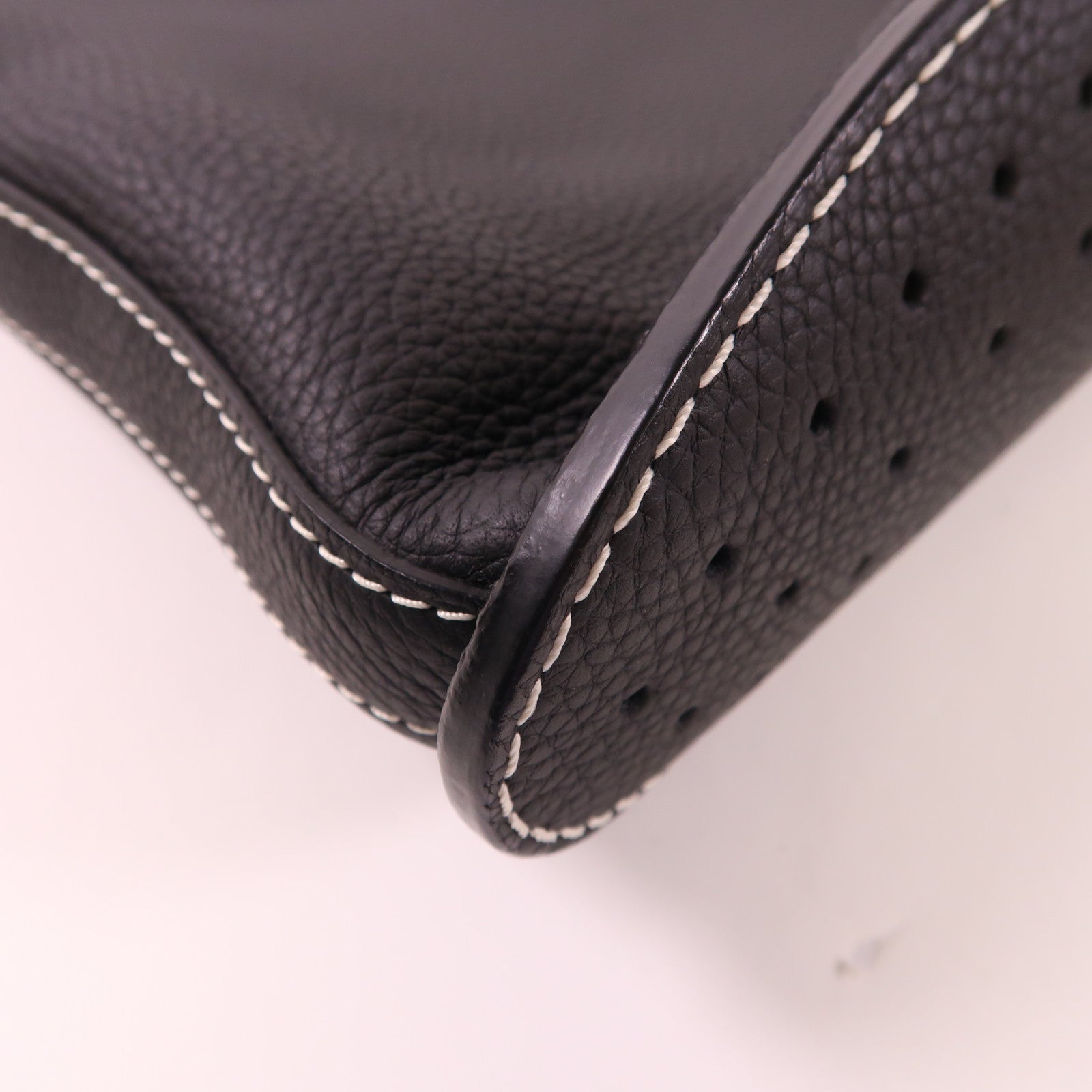 Delvaux 牛皮皮革Pin Daily銀扣肩背袋