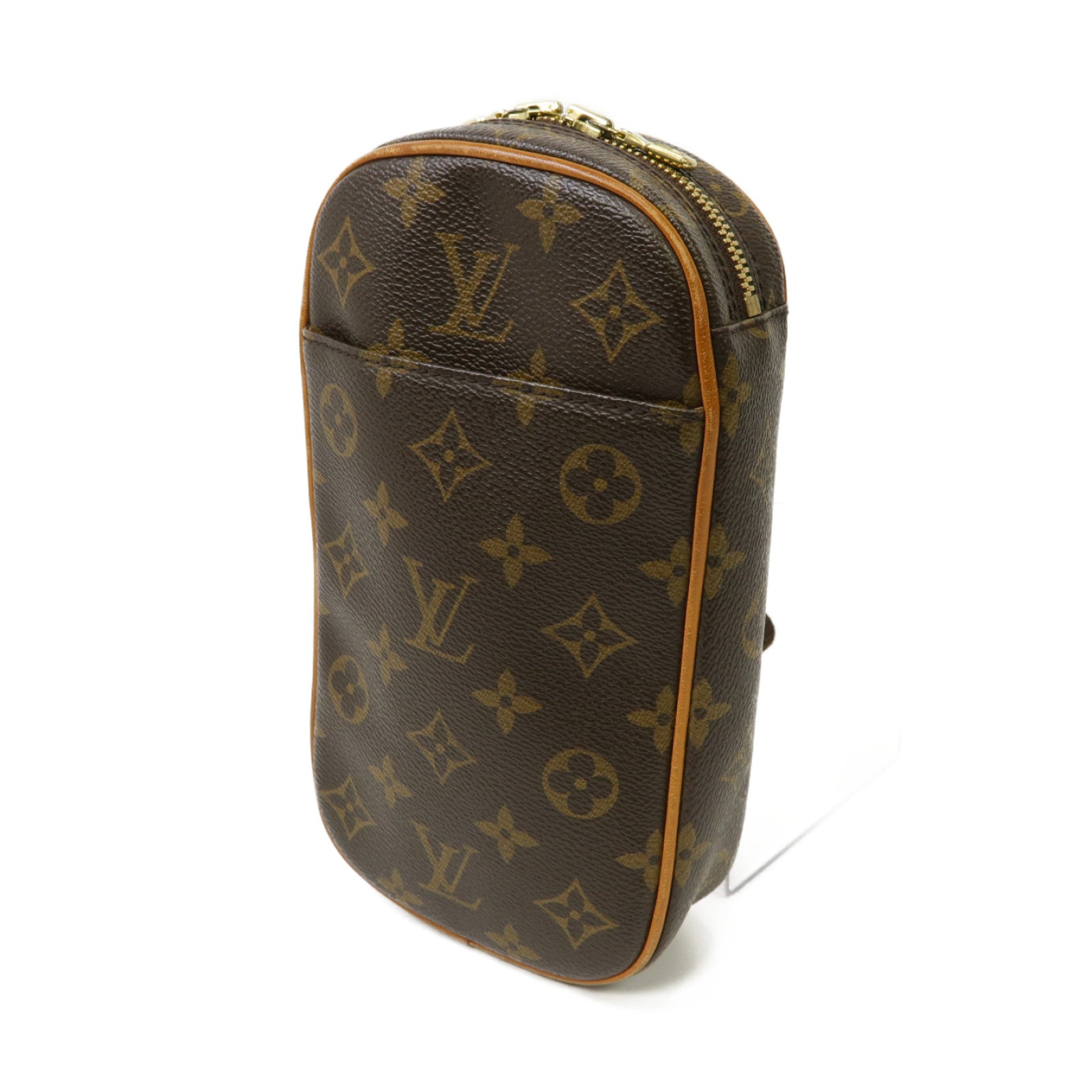 LOUIS VUITTON Monogram Pochette Gange Waist Bag金扣腰包啡色