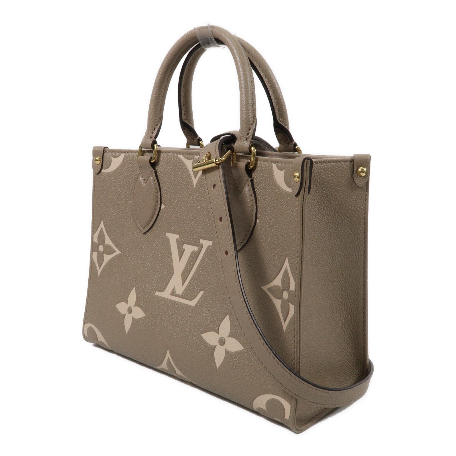 LOUIS VUITTON Monogram Empreinte OnTheGo PM手挽肩背兩用袋