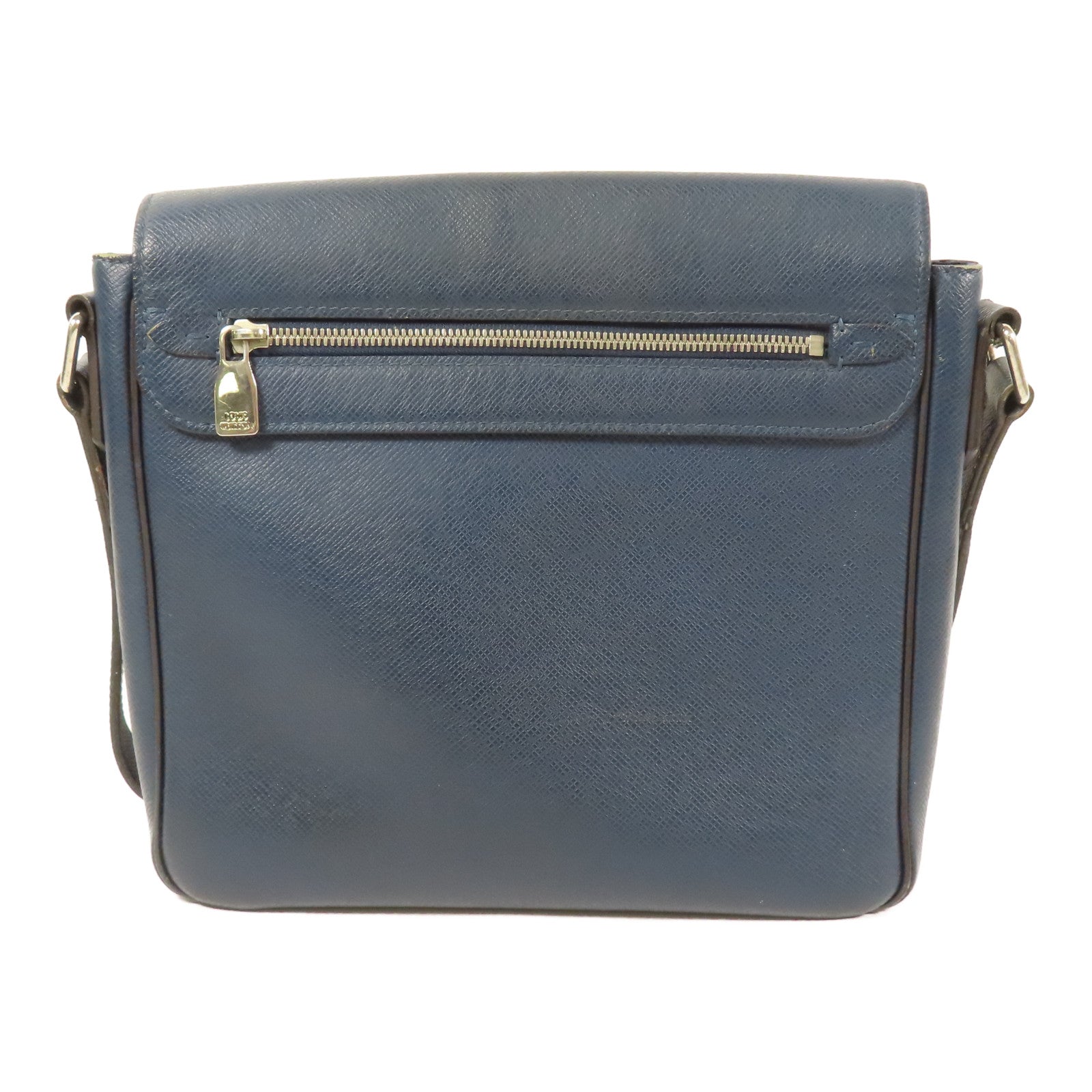 LOUIS VUITTON LV SHW Roman Shoulder Bag M32824 Taiga Blue