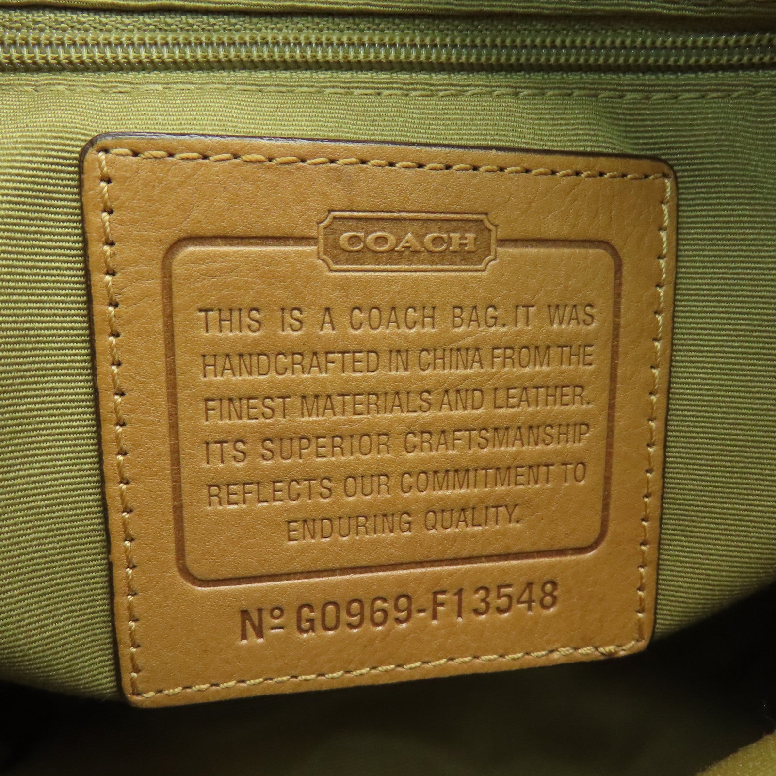 COACH 【清倉大減價】帆布Shoulder Bag金扣肩背袋米色藍色