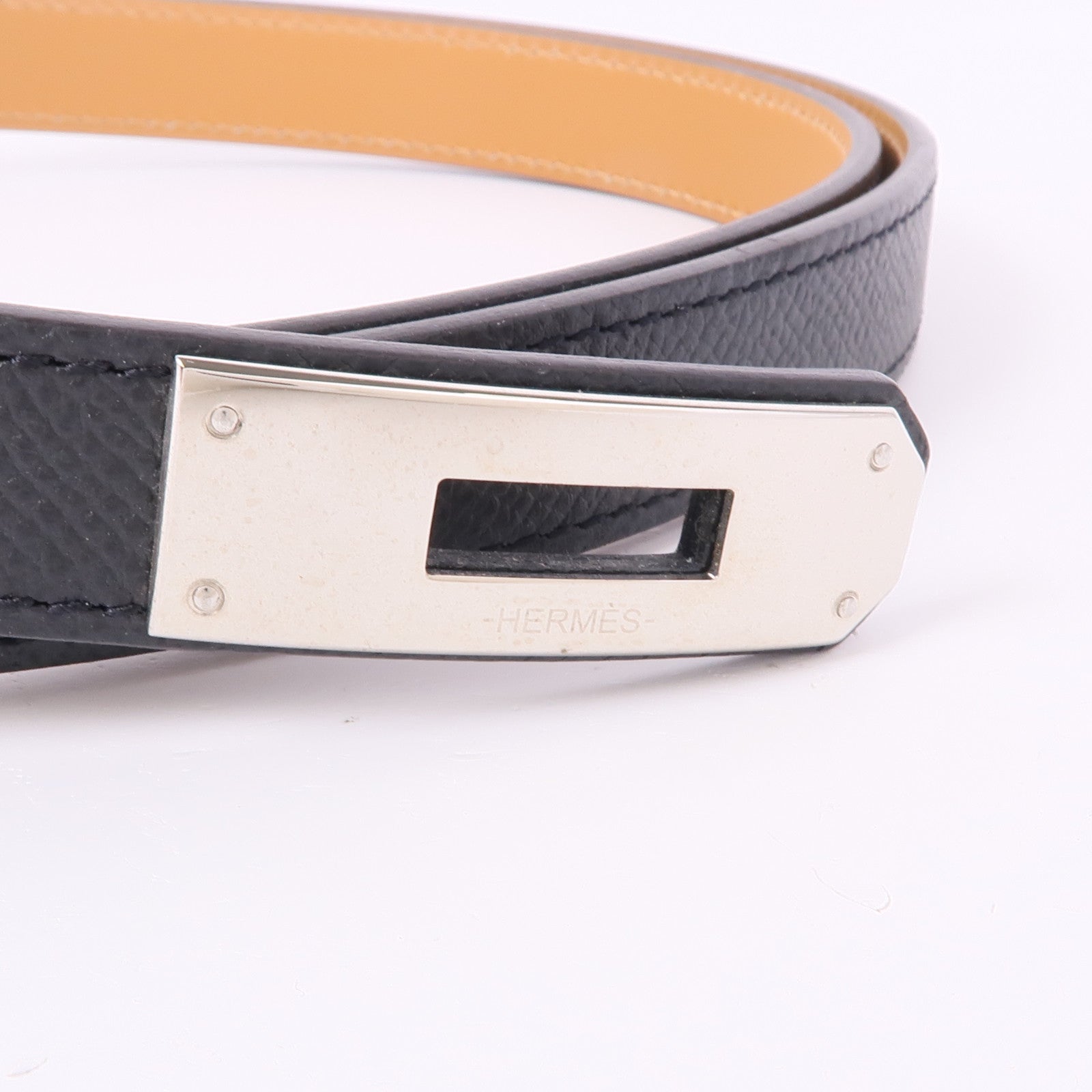 HERMES Epsom皮革Kelly 18 Belt皮帶