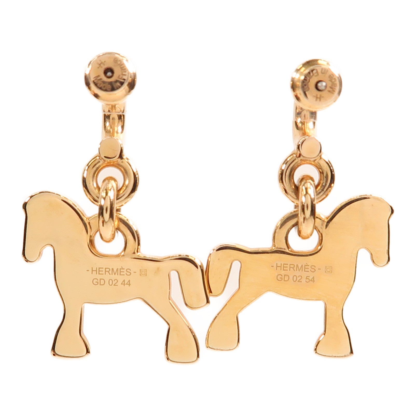 HERMES 金屬Cheval Earrings耳環
