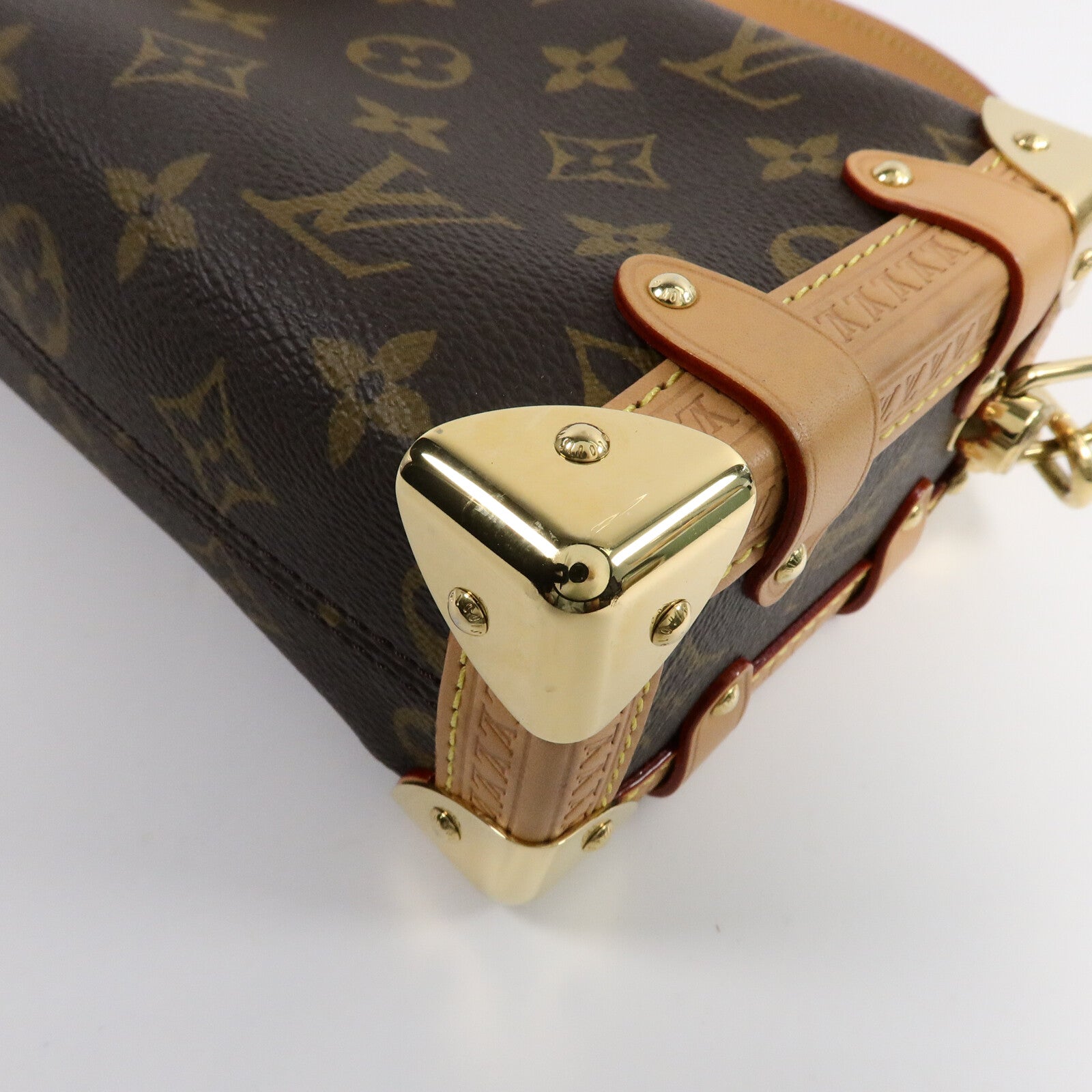 LOUIS VUITTON Monogram Side Trunk PM手挽肩背兩用袋