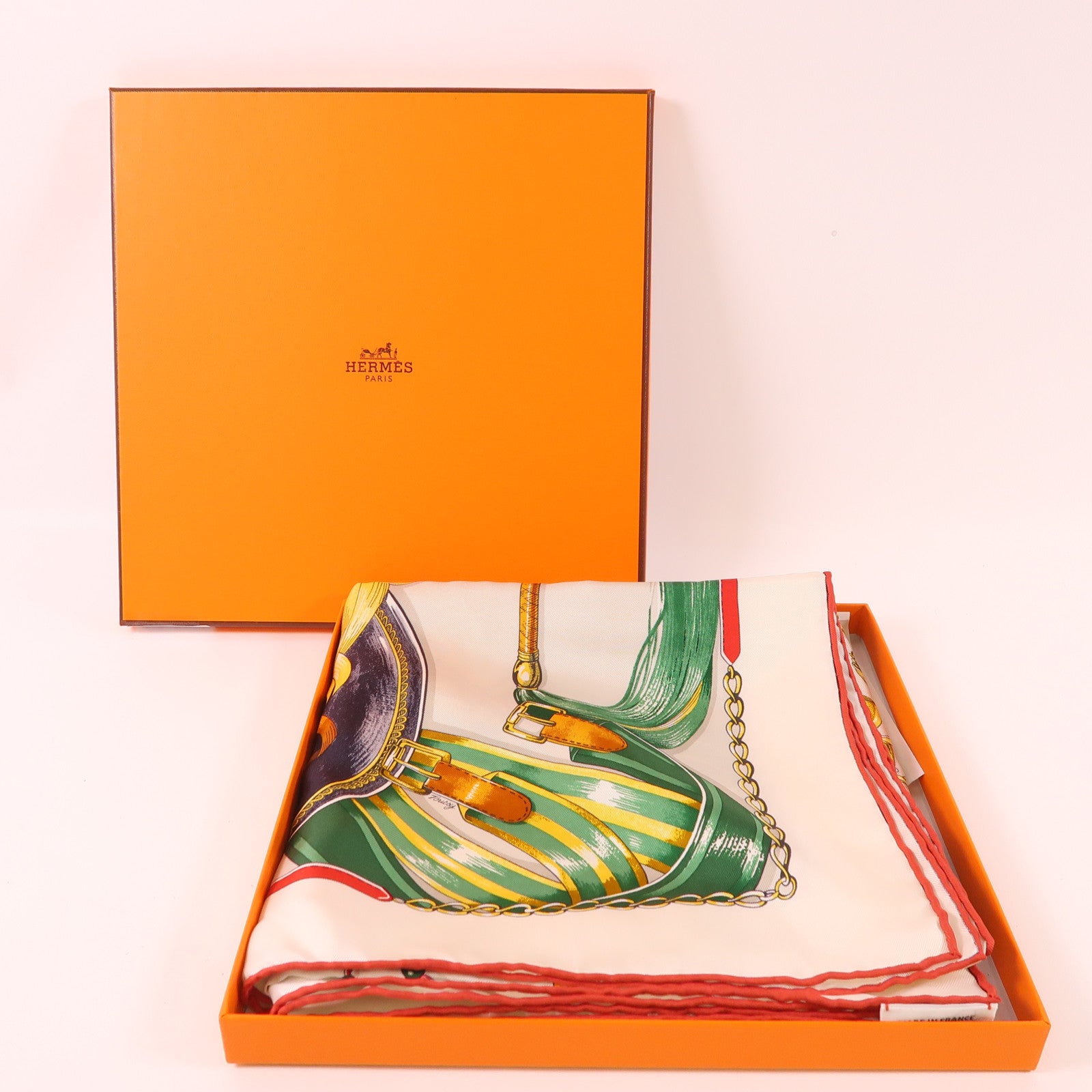 HERMES 絲質Scarf 90X90絲巾