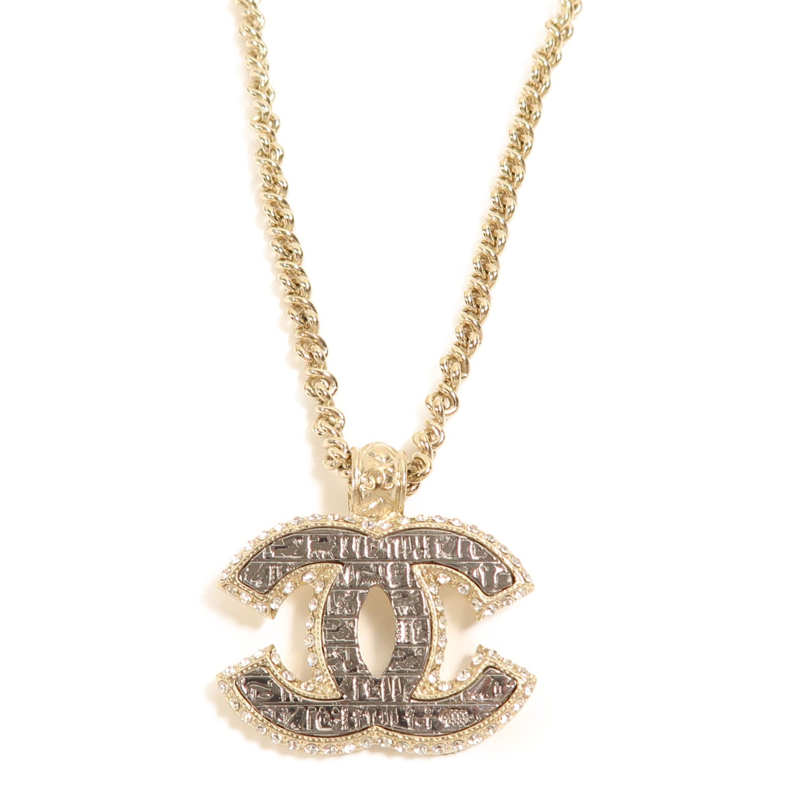 CHANEL 金屬Necklace項鍊金色/銀色