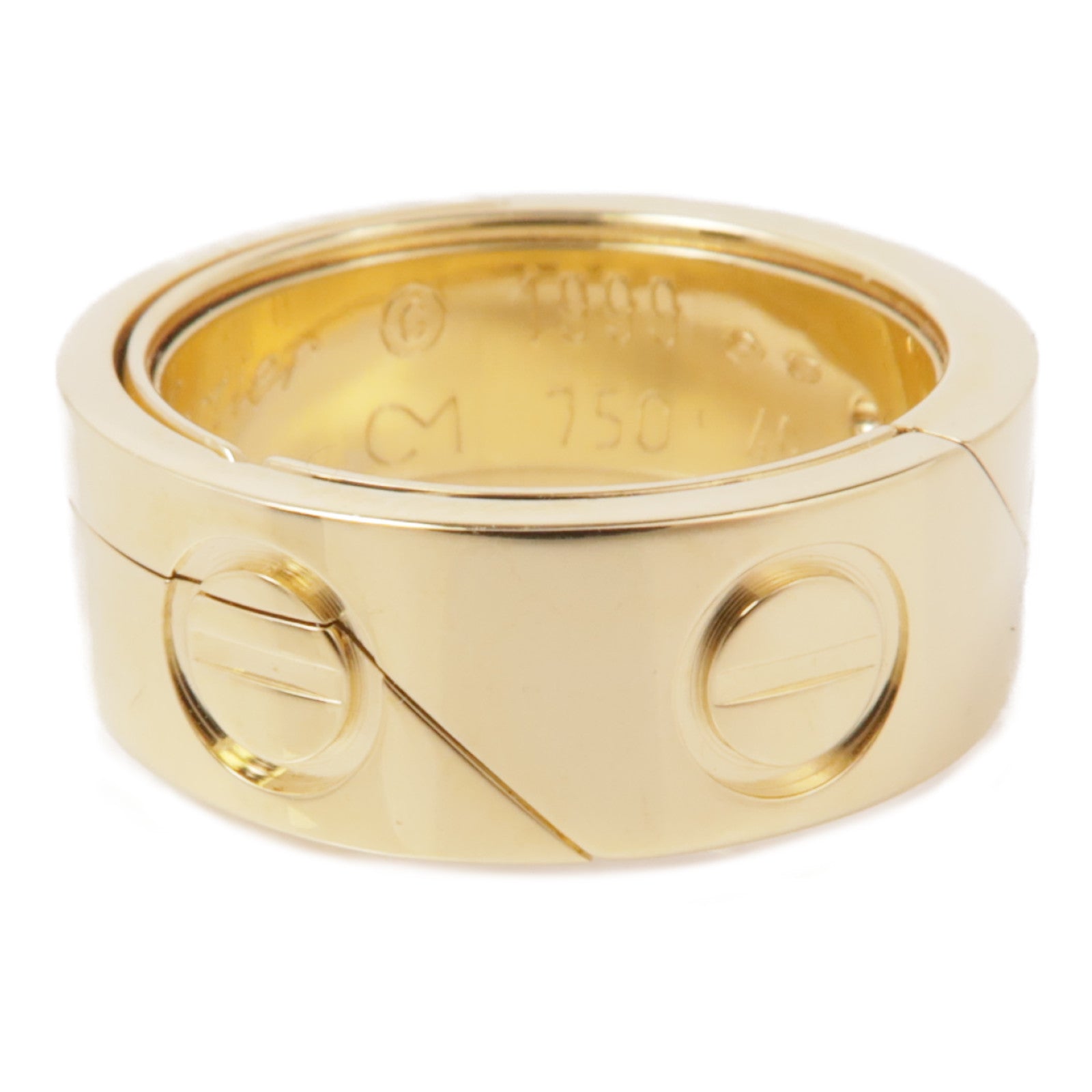 CARTIER 18K黃金Astro Love Ring戒指Cartier#49/US#4.75