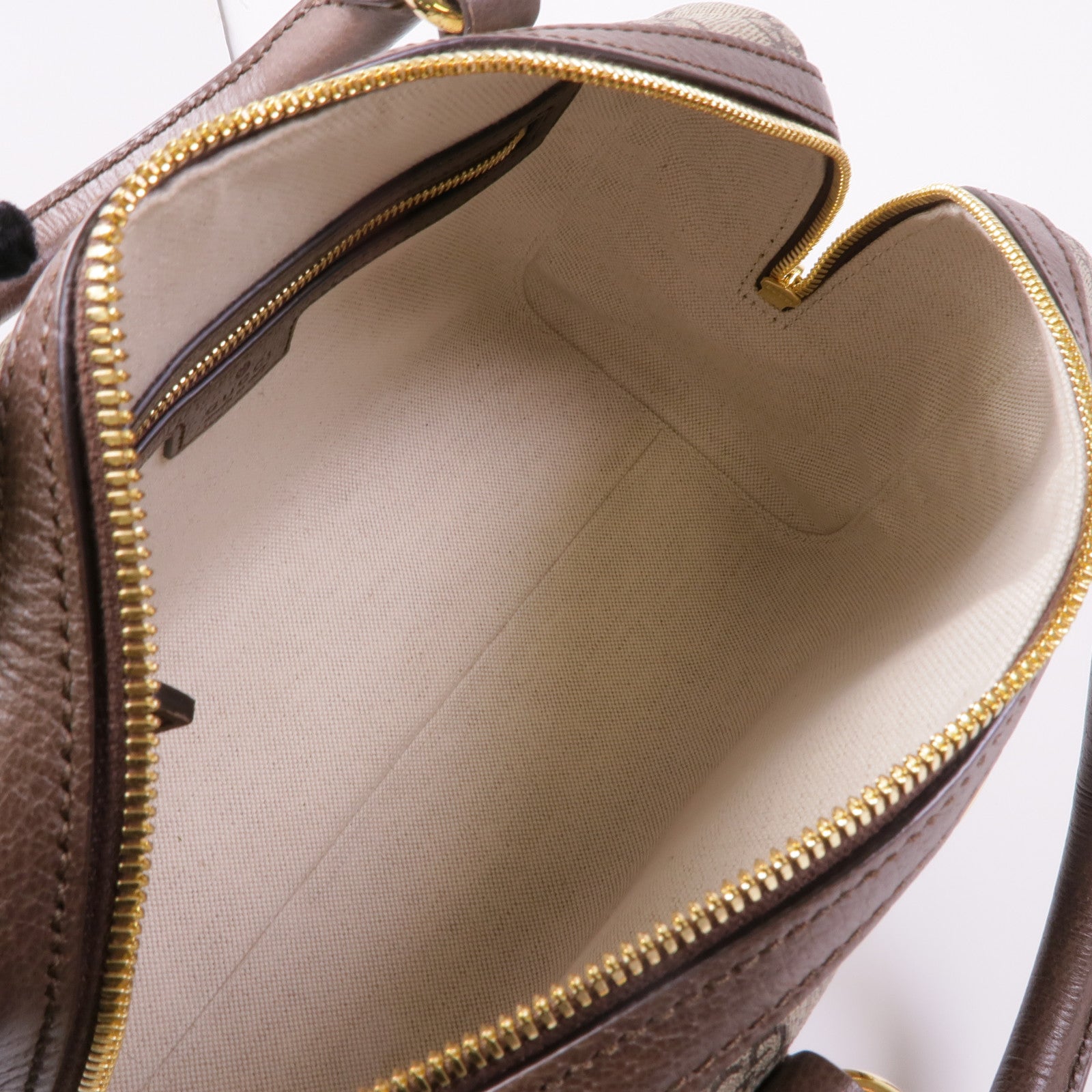 GUCCI GHW Ophidia GG 2 Way Shoulder Bag 772061 Coated Canvas Brown
