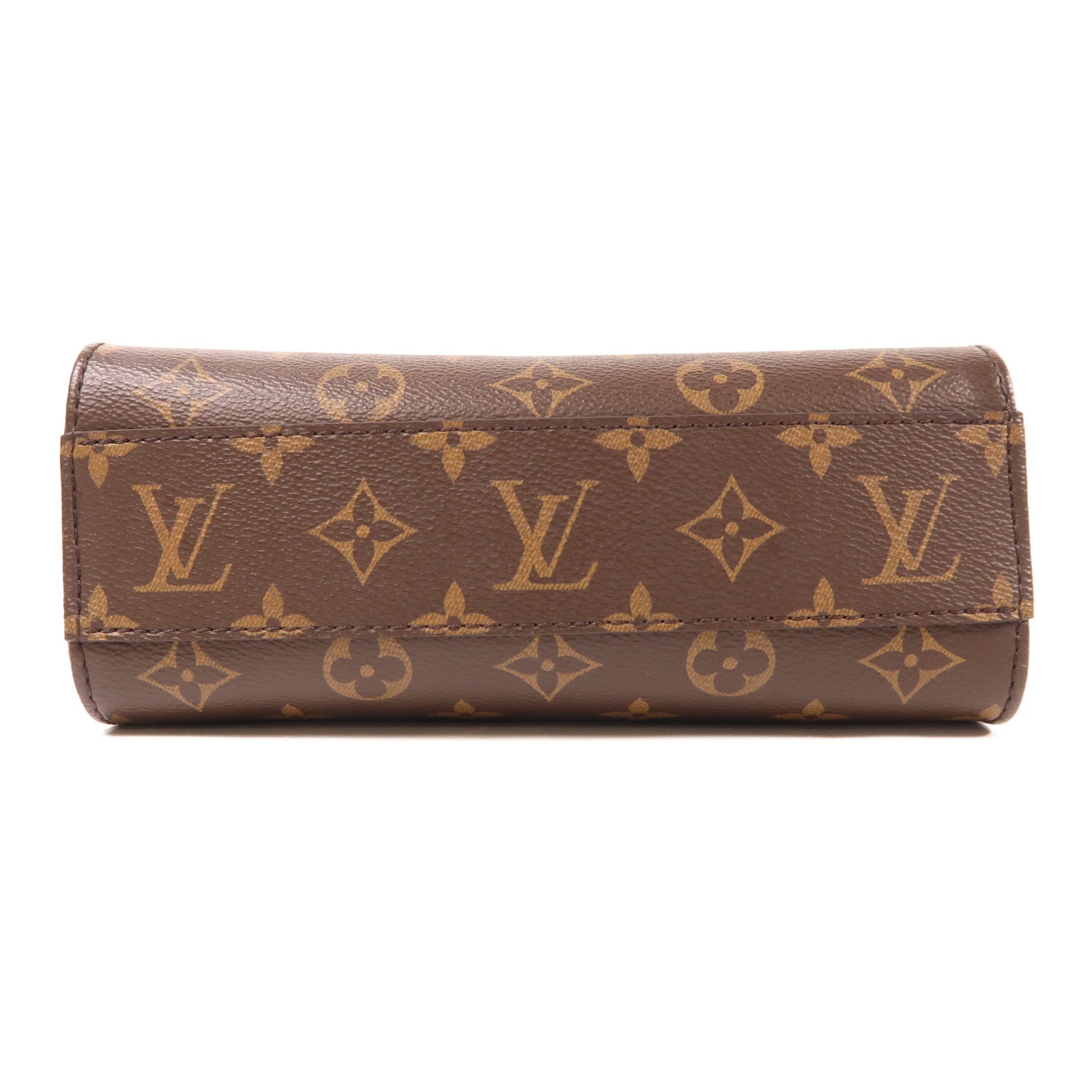 LOUIS VUITTON Monogram Sac Plat BB金扣手挽肩背兩用袋