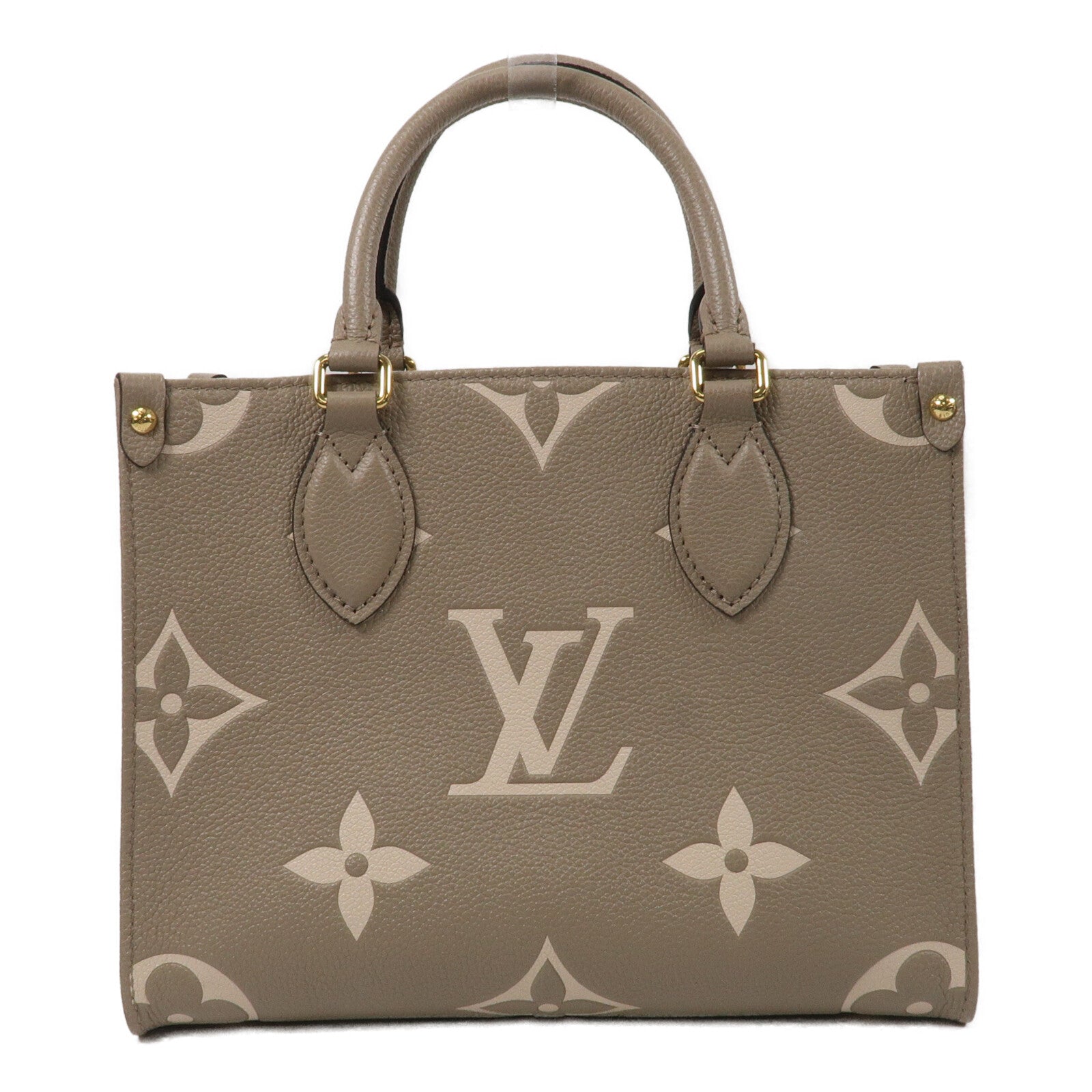 LOUIS VUITTON Monogram Empreinte OnTheGo PM手挽肩背兩用袋