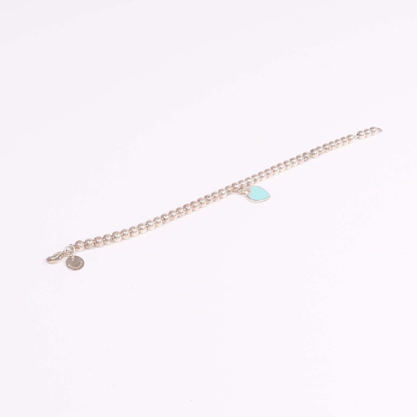 TIFFANY＆CO 925純銀Return To Tiffany Heart Bracelet手鏈