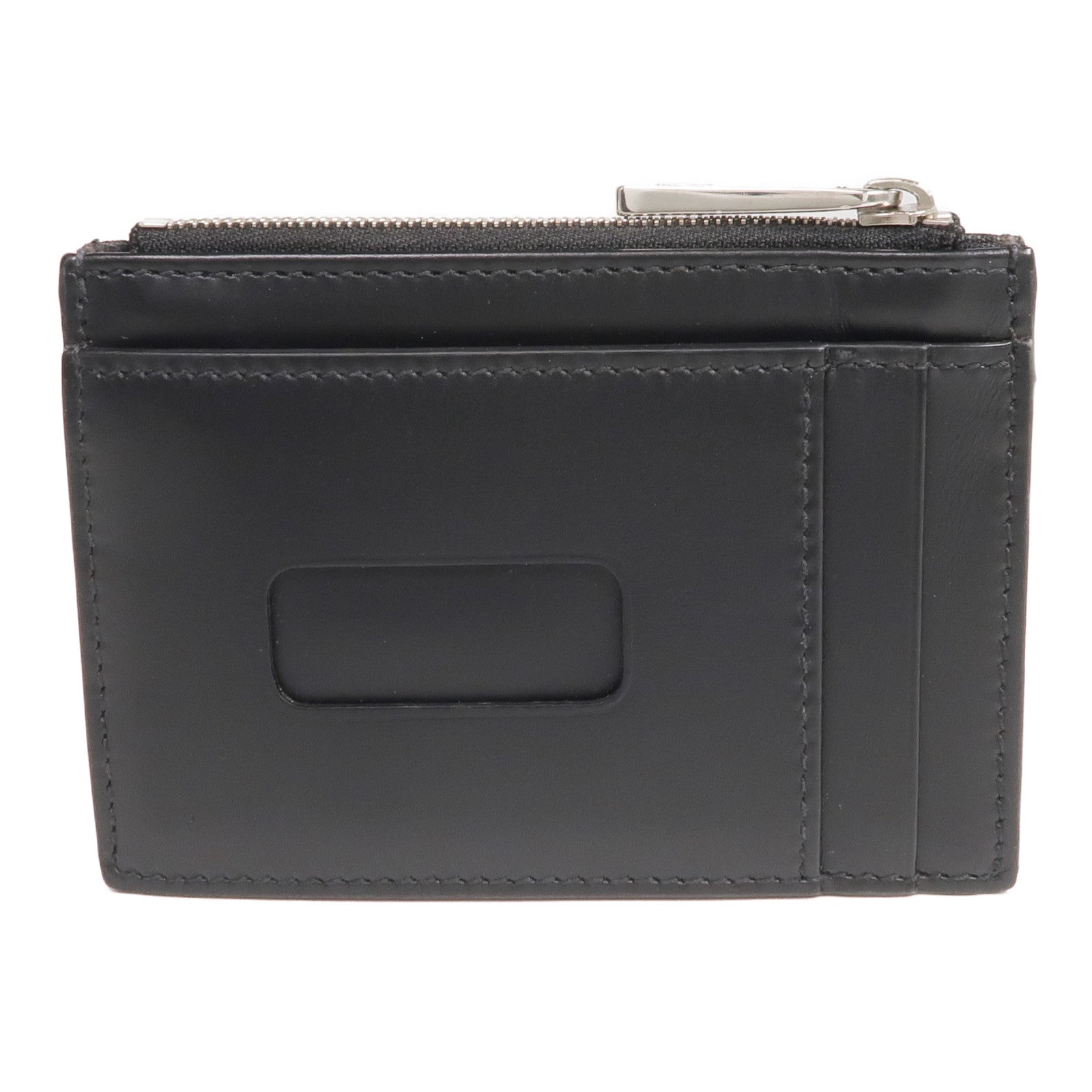 GUCCI 牛皮皮革Card Case銀扣卡片套/零錢包
