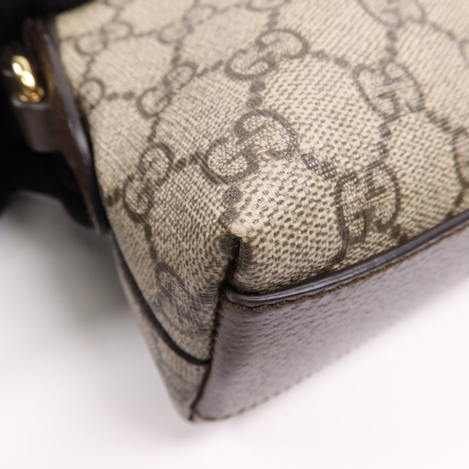 GUCCI 塗層帆布Ophidia GG金扣肩背袋
